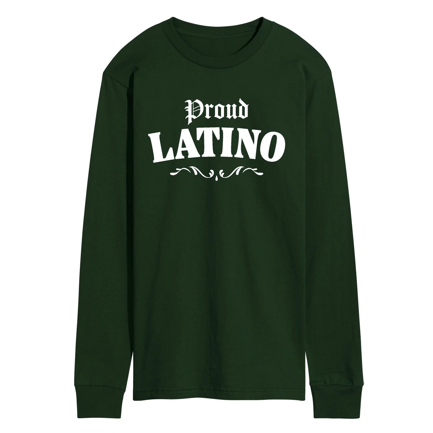 Instant Message - Proud Latino - Men's Long Sleeve Graphic T-Shirt - Image 3