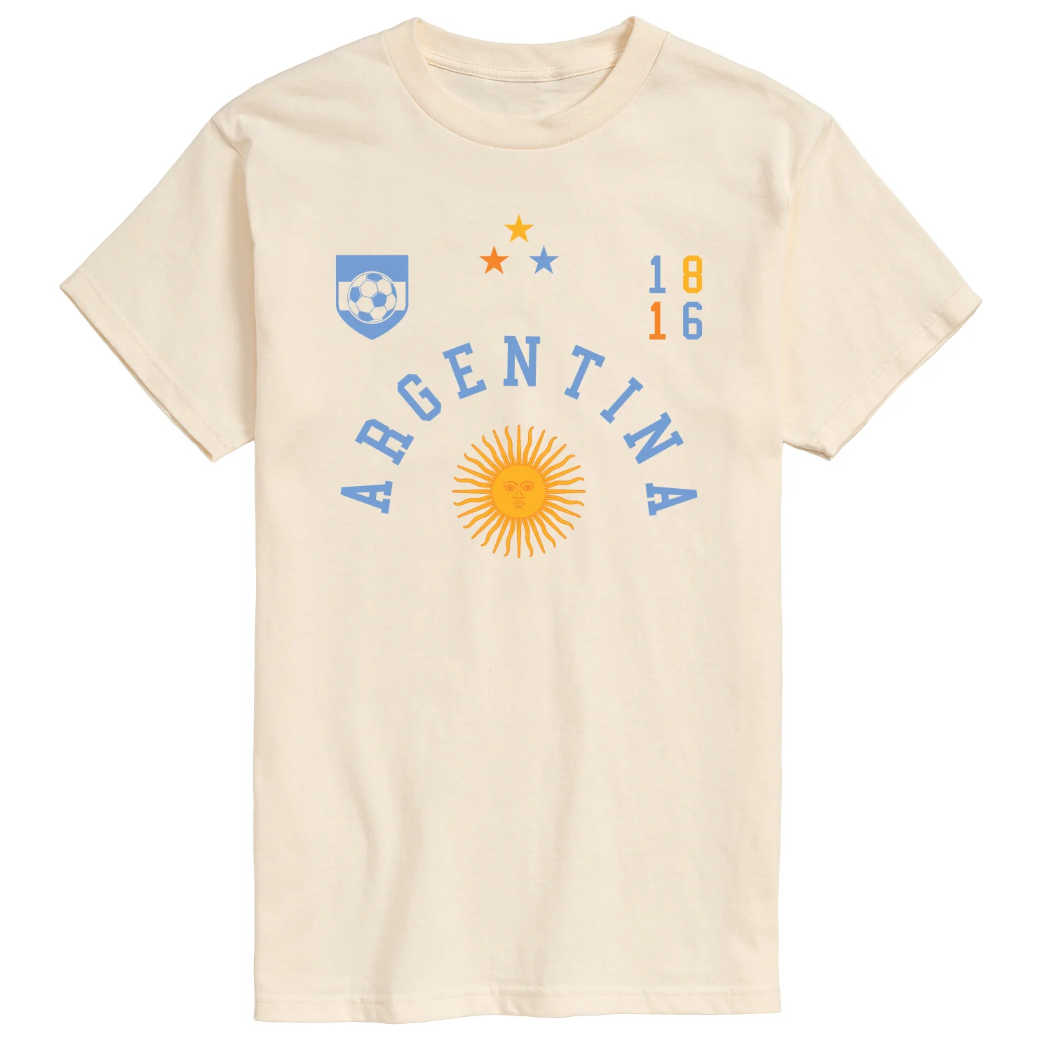 Instant Message - Argentina Soccer Jersey - Men's Short Sleeve Graphic T-Shirt