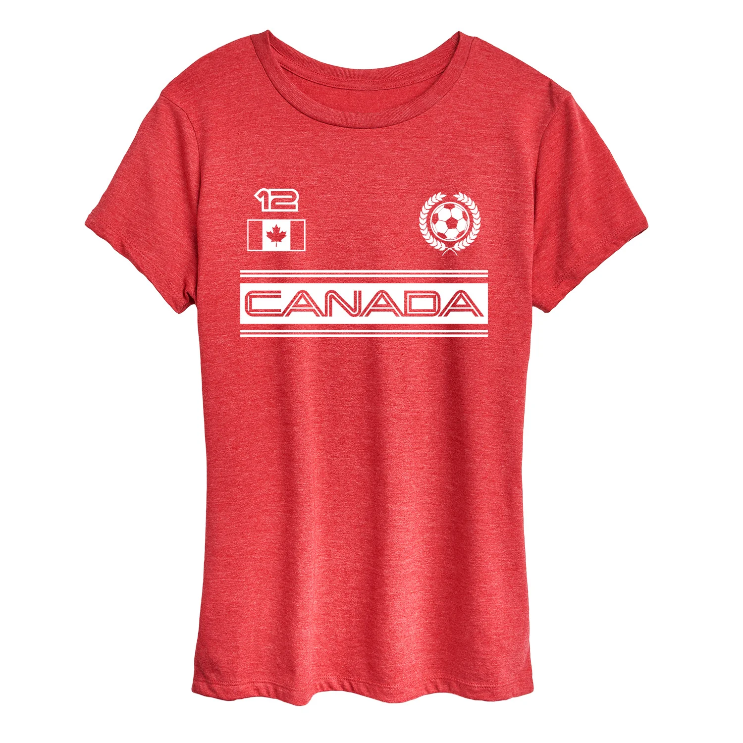 Instant Message - Canada Soccer Jersey - Women's Short Sleeve Graphic T-Shirt