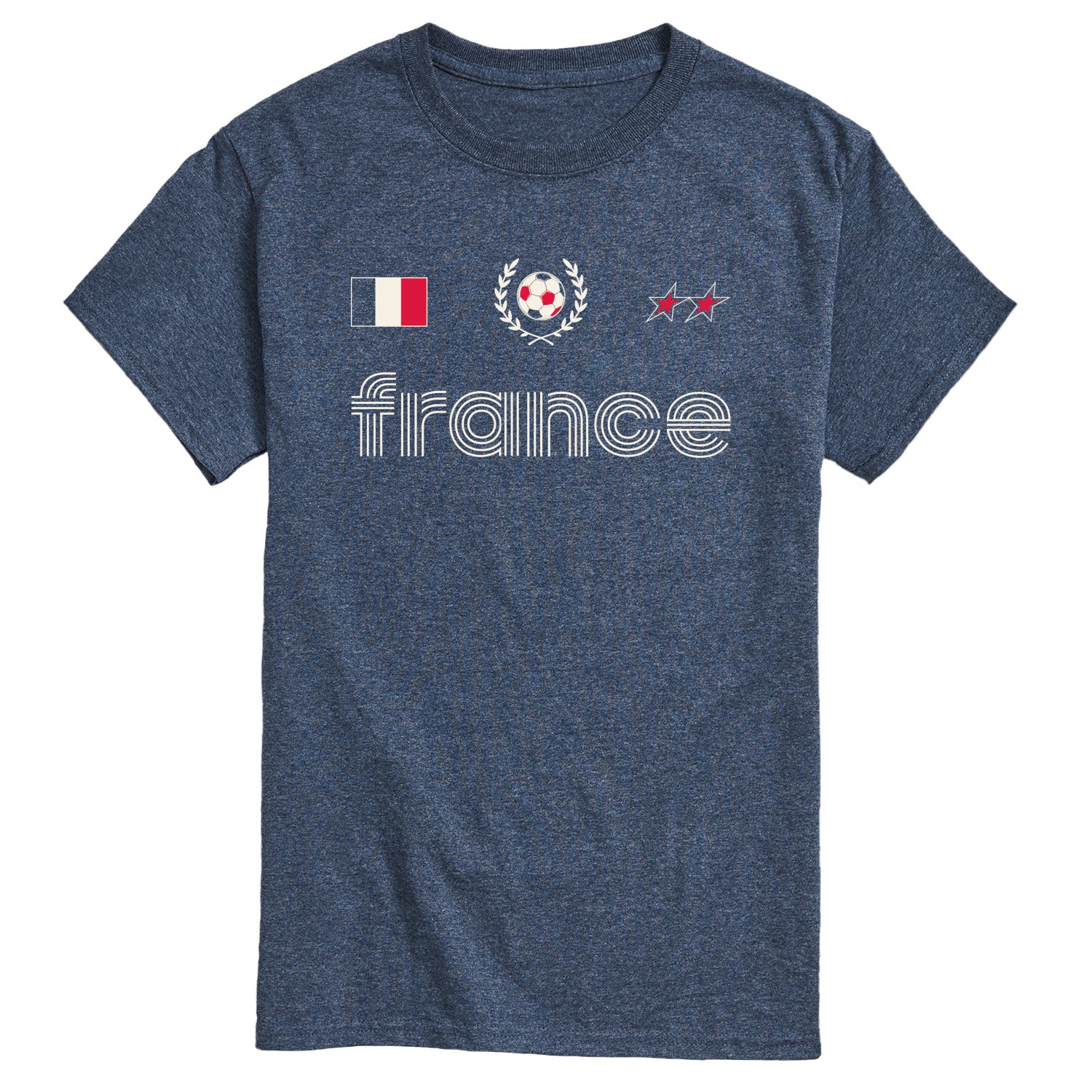 Instant Message - France Soccer Jersey - Men's Short Sleeve Graphic T-Shirt