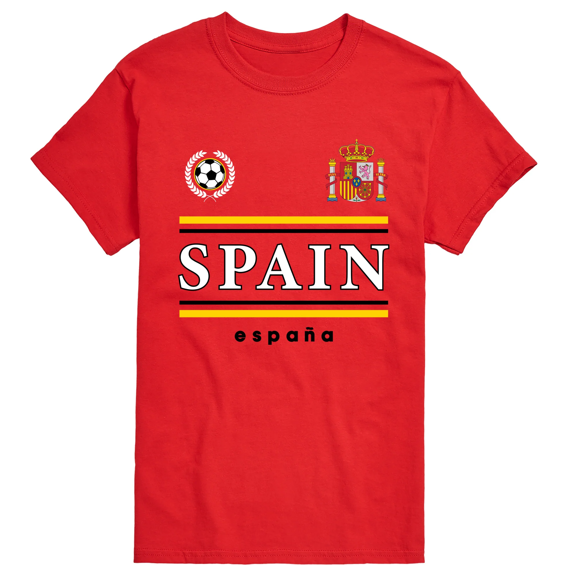 Instant Message - Spain Soccer Jersey - Men's Short Sleeve Graphic T-Shirt