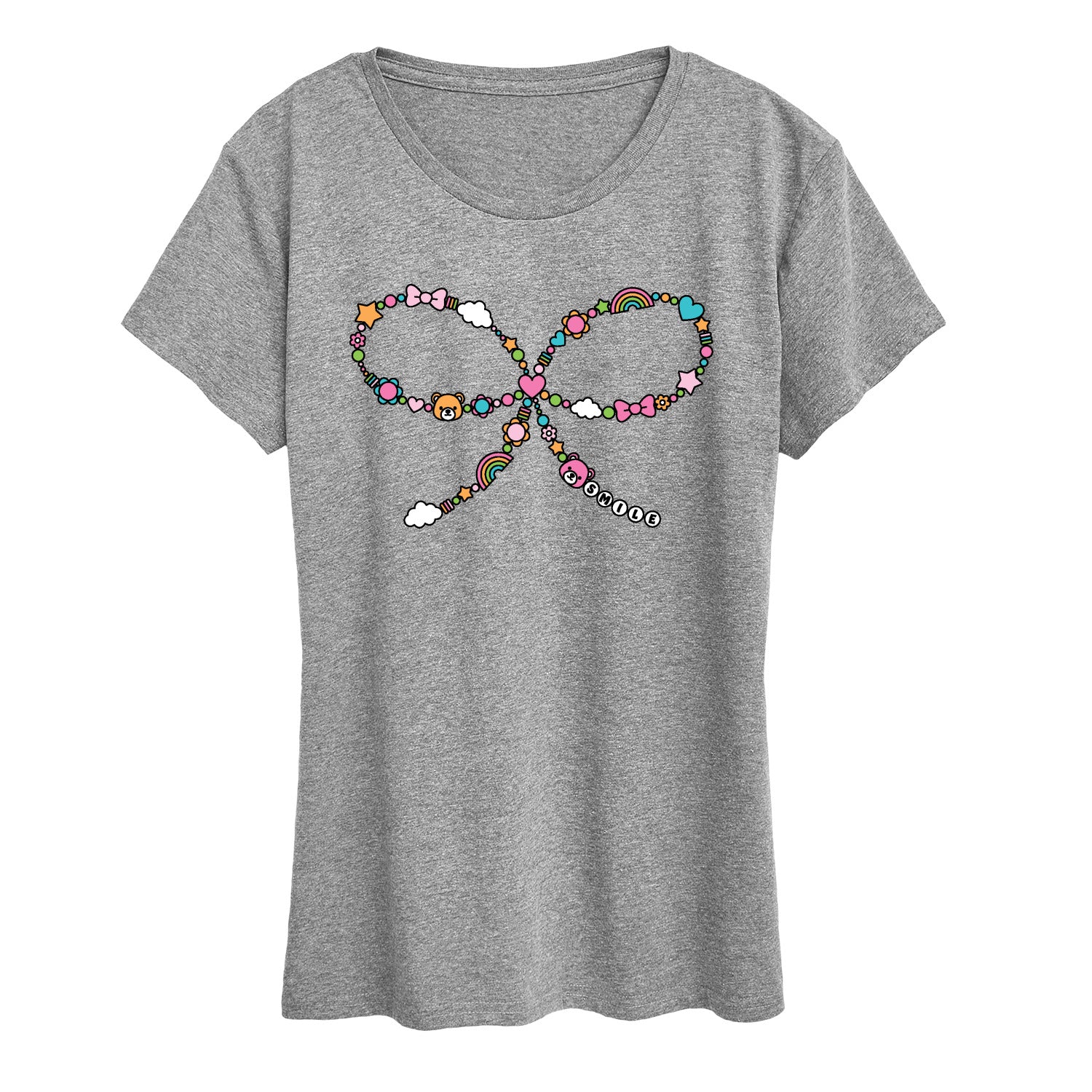 Instant Message - Bead Bow - Women's Short Sleeve Graphic T-Shirt - Image 4