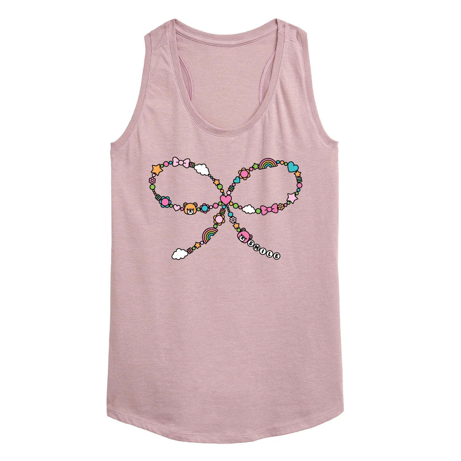 Instant Message - Bead Bow - Women's Racerback Graphic Tank - Image 2