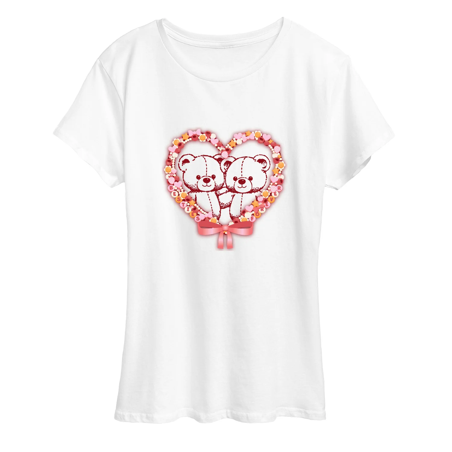 Instant Message - Bear Besties - Women's Short Sleeve Graphic T-Shirt