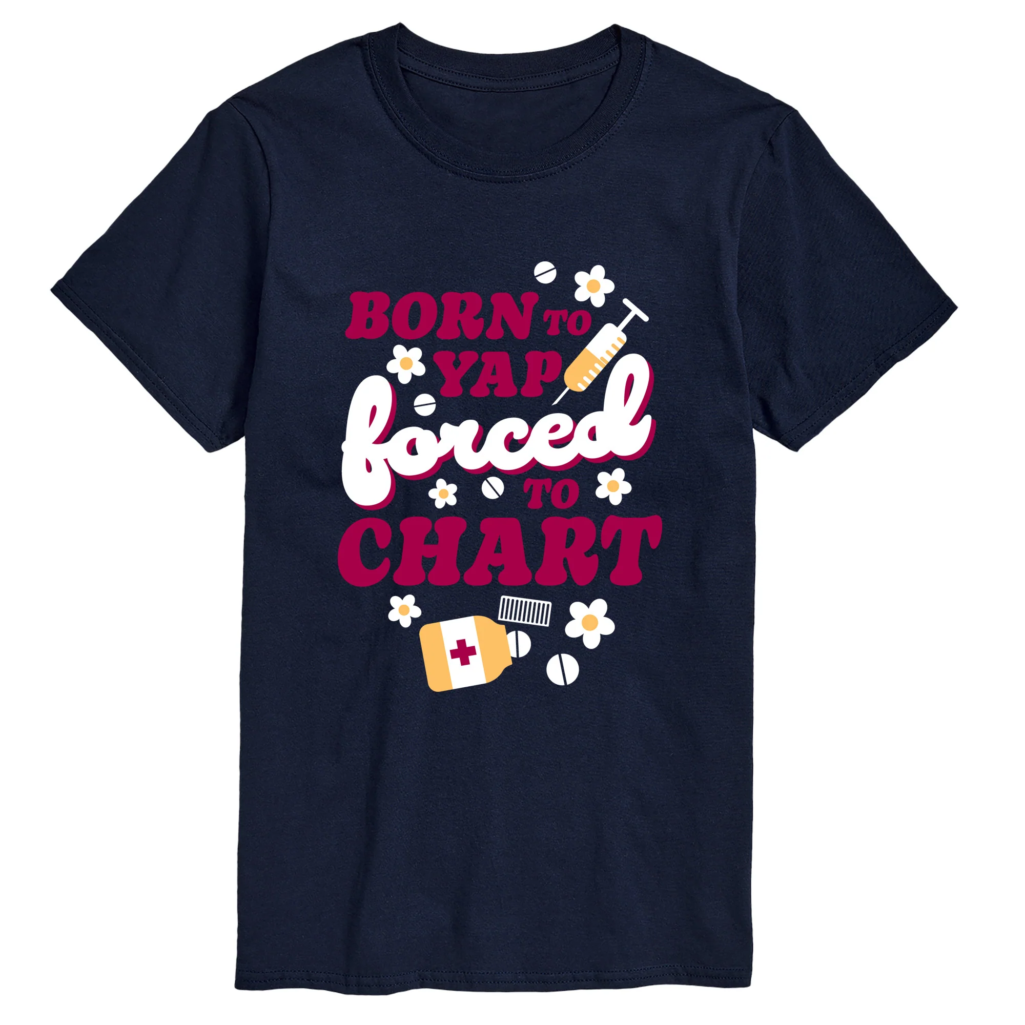 Instant Message - Born to Yap - Men's Short Sleeve Graphic T-Shirt - Image 4