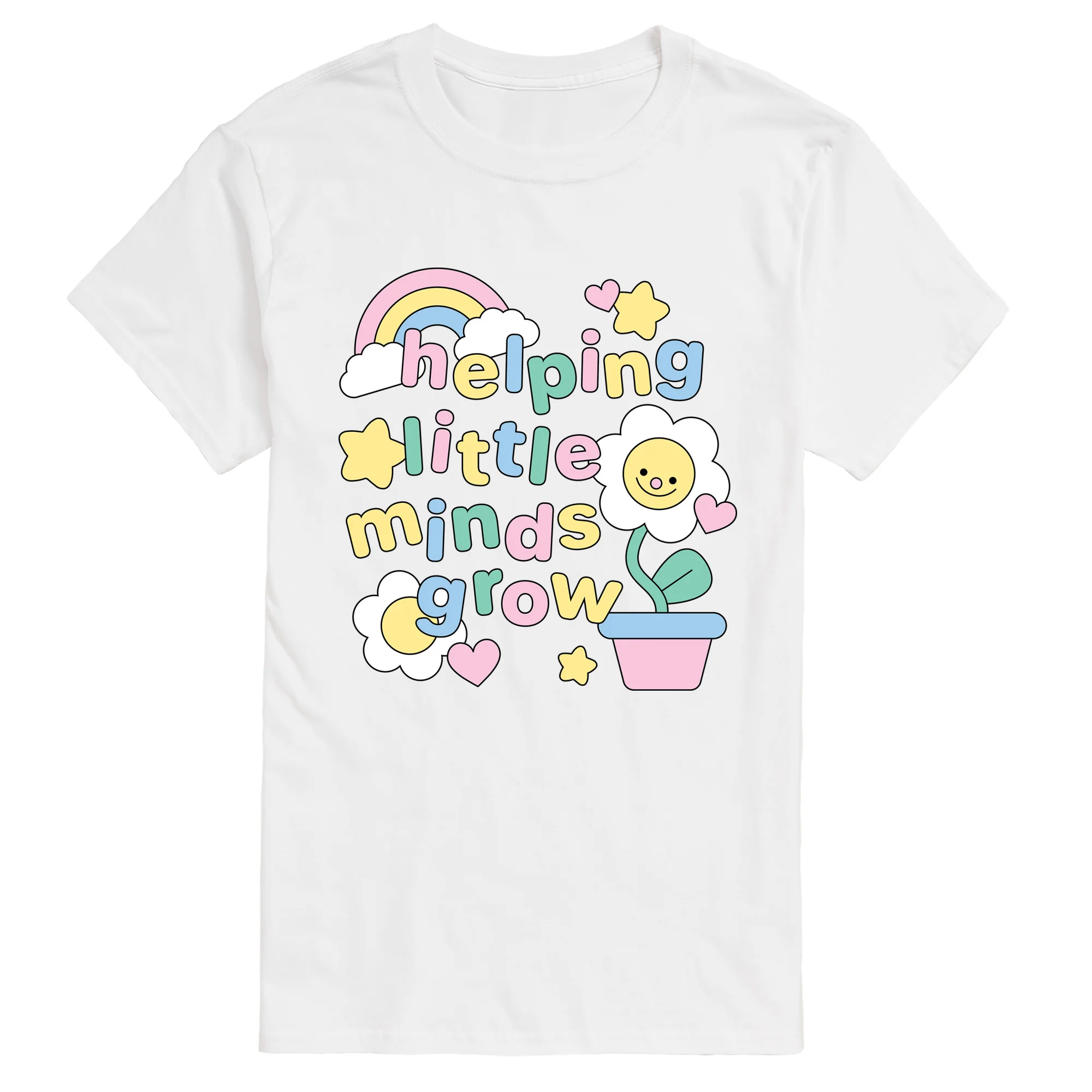 Instant Message - Helping Little Minds Grow - Men's Short Sleeve Graphic T-Shirt