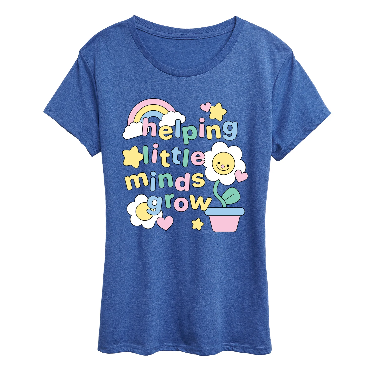 Instant Message - Helping Little Minds Grow - Women's Short Sleeve Graphic T-Shirt - Image 6