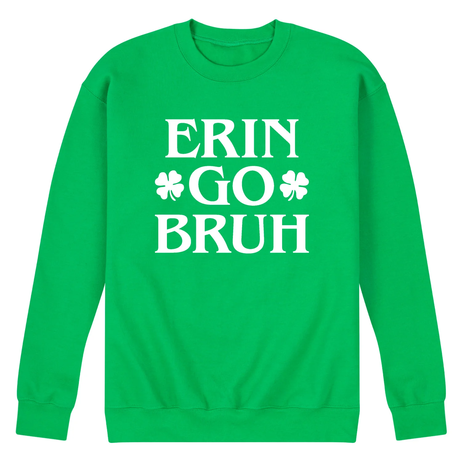 Instant Message - Erin Go Bruh - Men's Crew Fleece Sweatshirt - Image 4