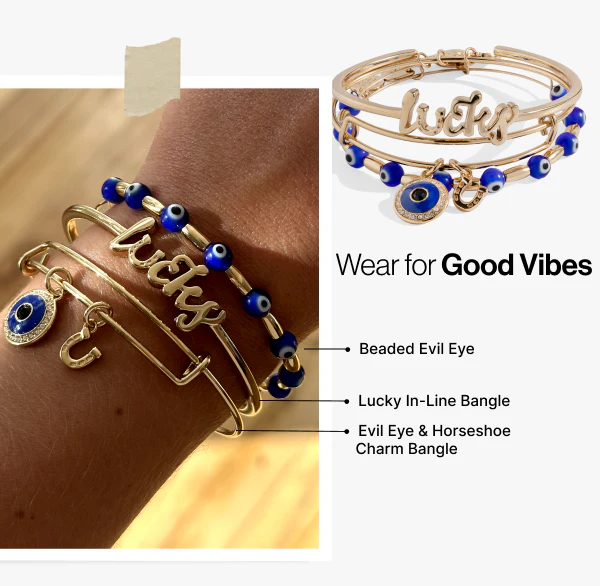 Evil Eye Bangles Set of 3 - Image 2