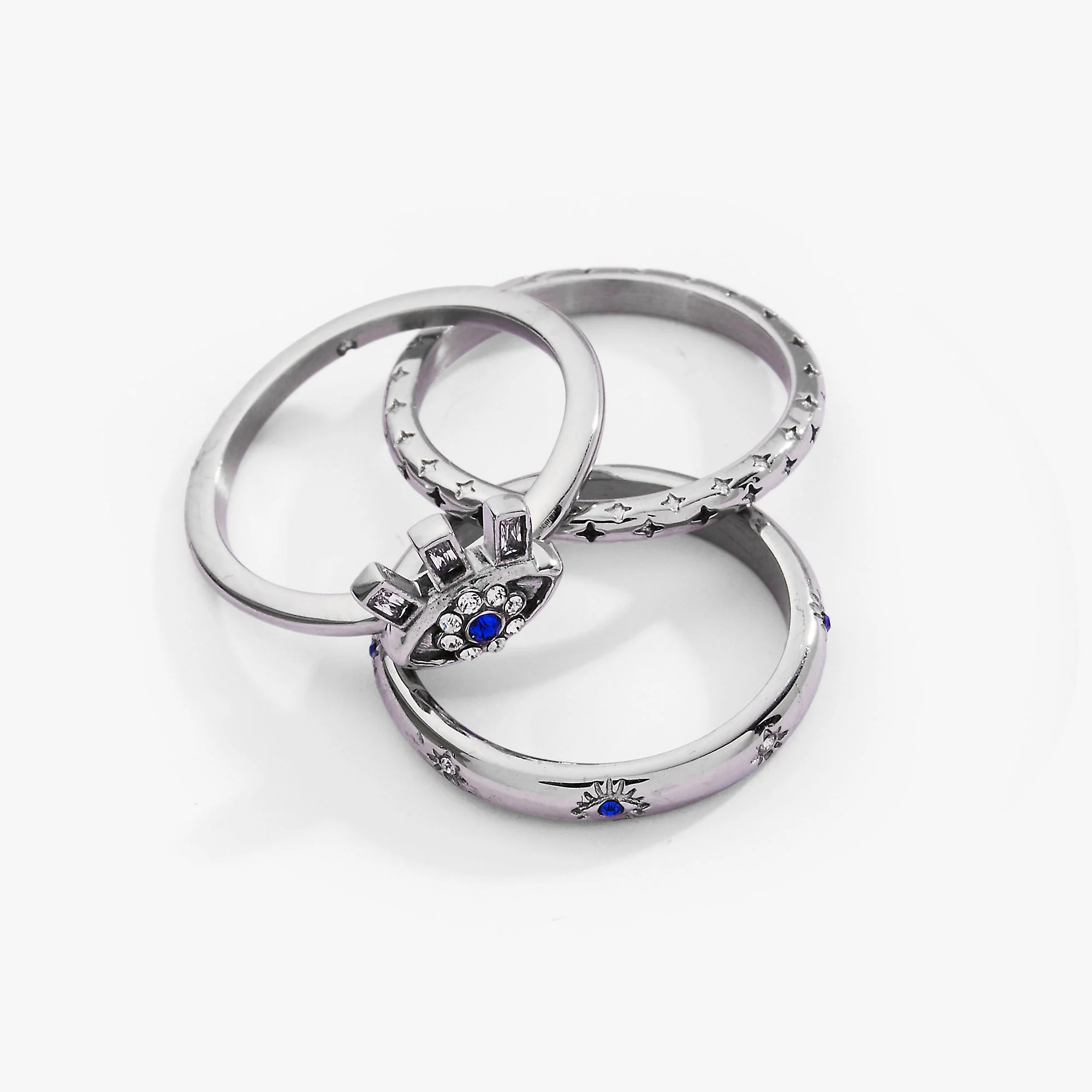 Evil Eye Stacking Ring Set of 3 - Image 10