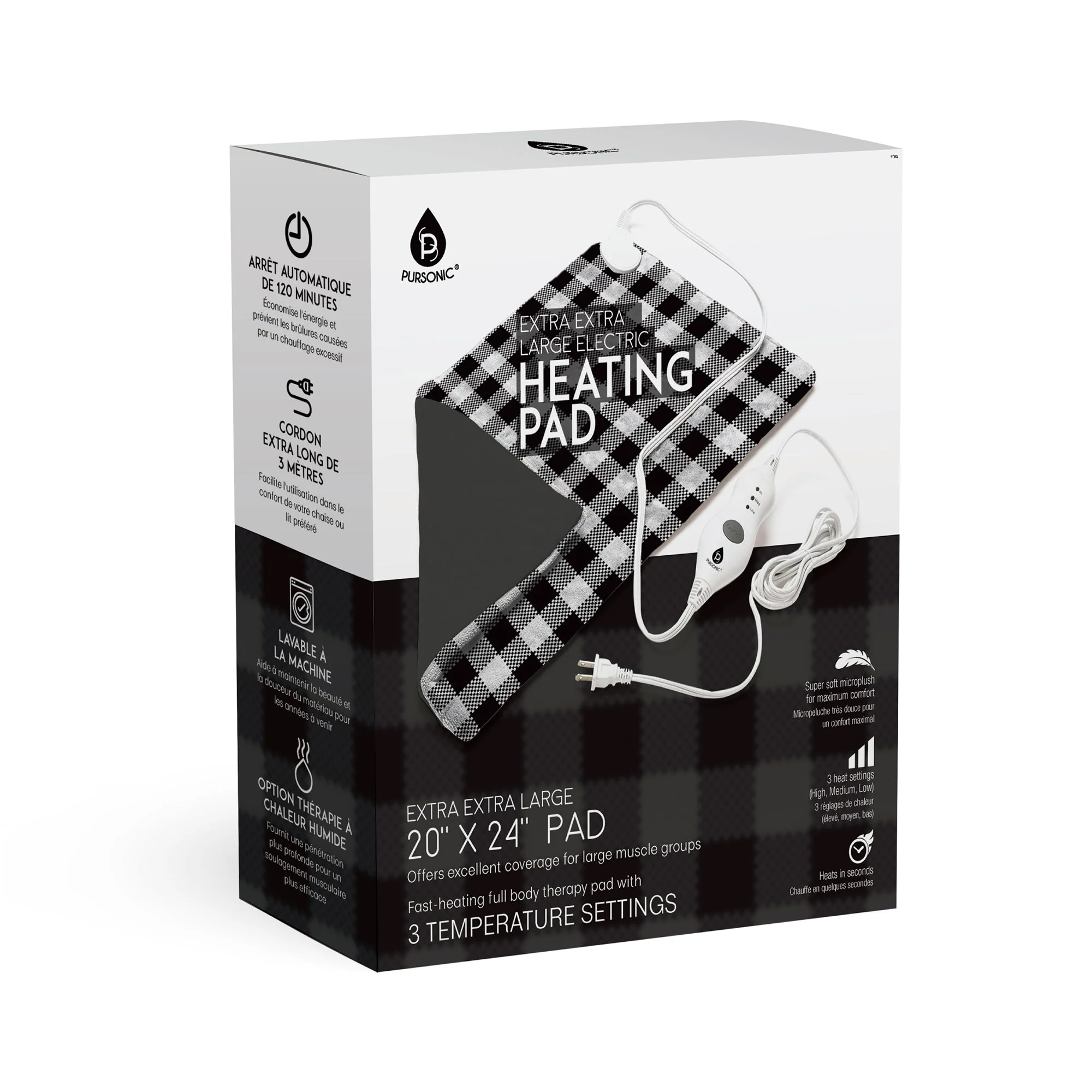Pursonic Extra Extra Large Electric Heating Pad - Image 19