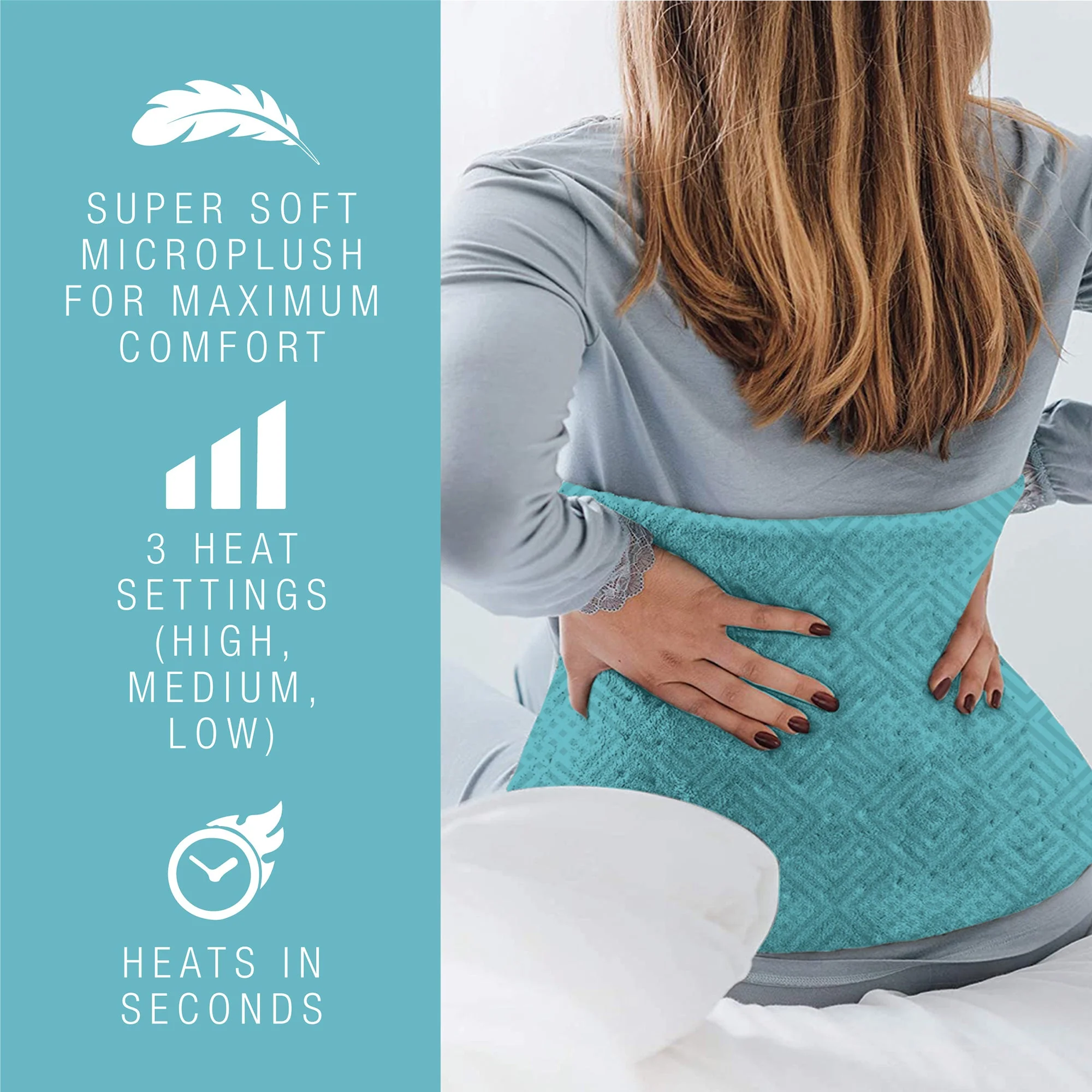 Pursonic Extra Extra Large Electric Heating Pad - Image 3