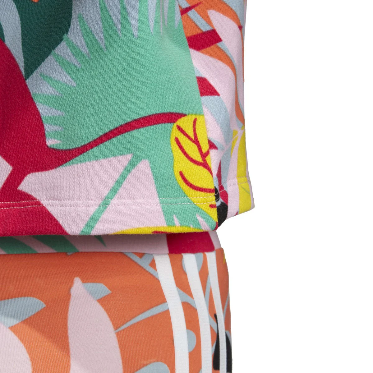 Women's adidas Originals Tropicalage Cropped Hoodie - Image 6