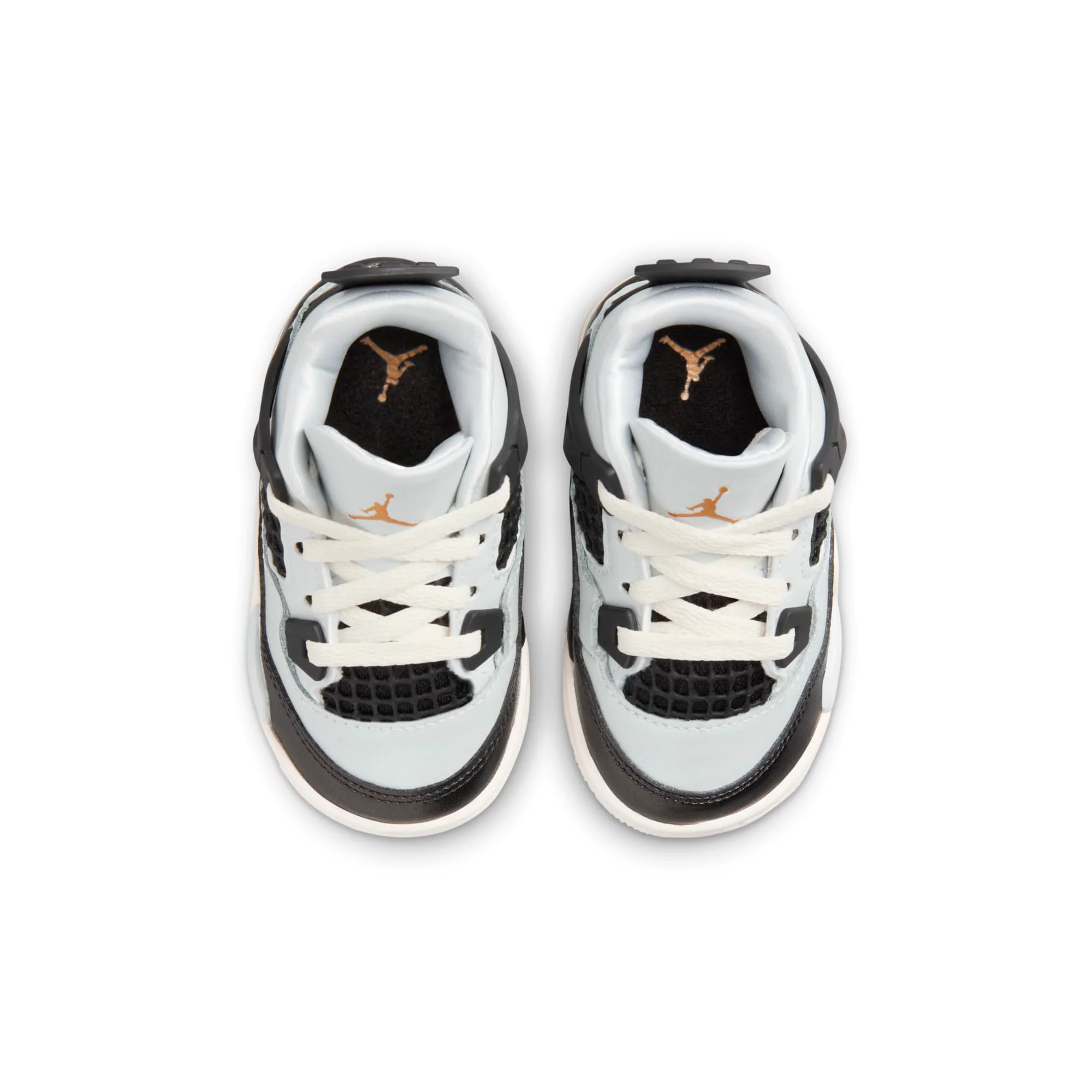Toddlers Air Jordan Retro 4 'Platinum Gold (Td)' - Image 5