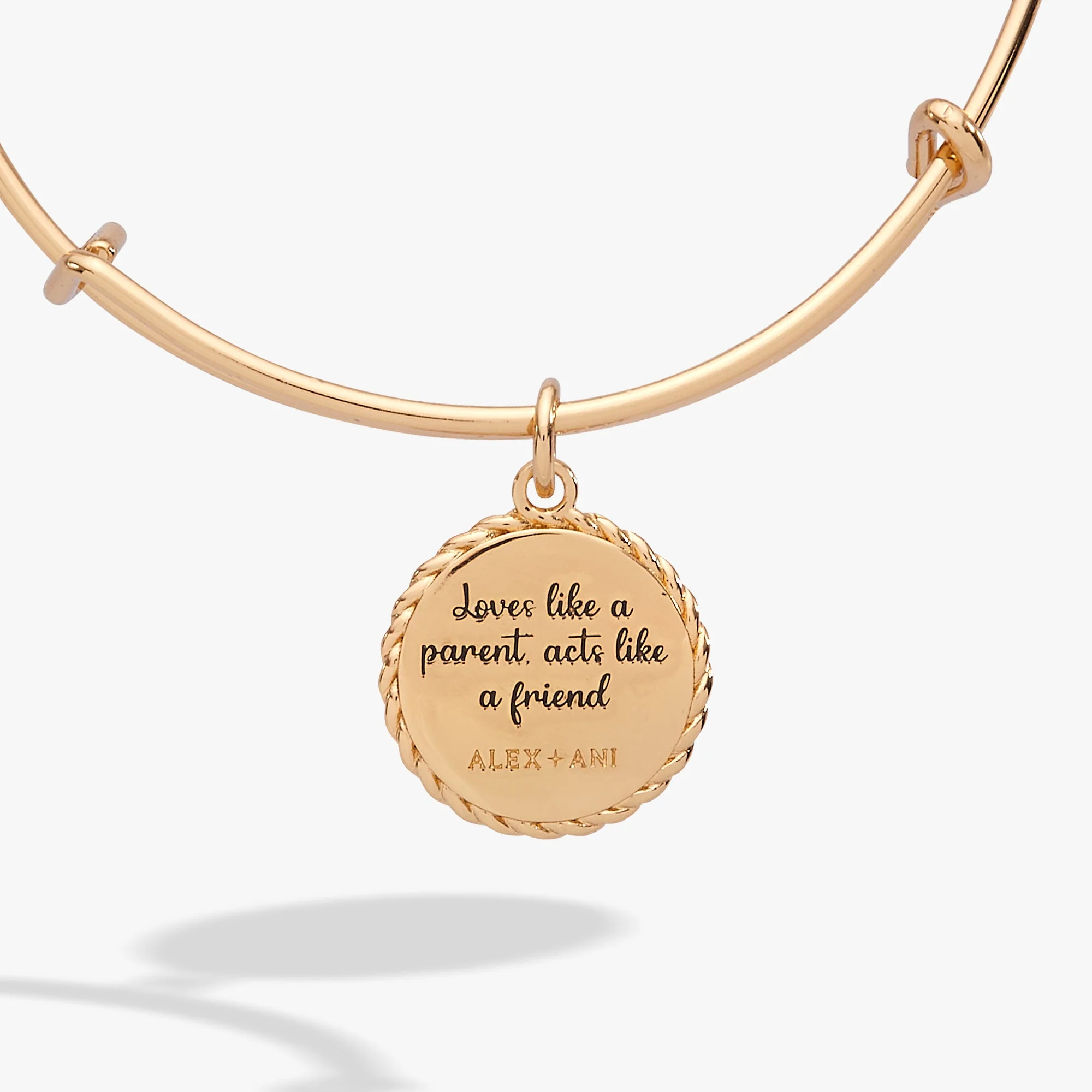 Godmother 'Loves Like A Parent, Acts Like A Friend' Charm Bangle - Image 2