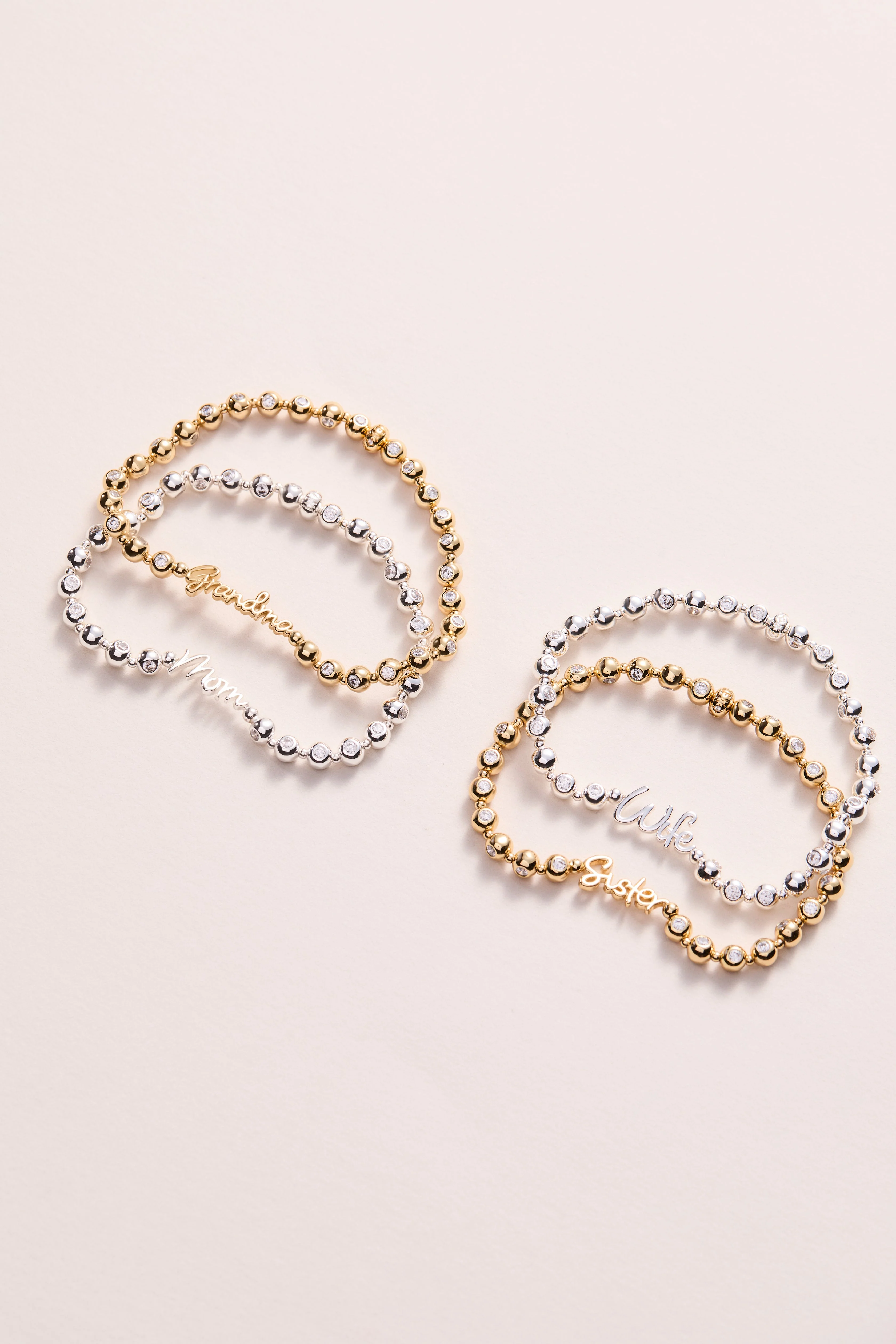 Grandma Elongated Crystal Stretch Bracelet - Image 5