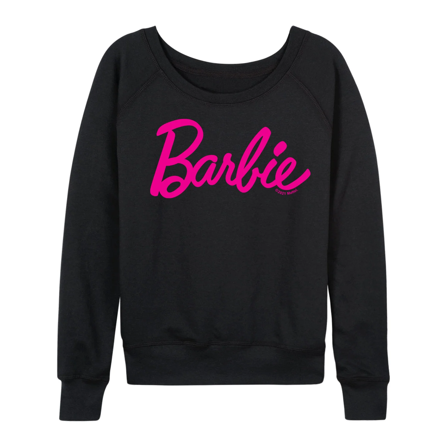 Barbie - Classic Logo - Women's Lightweight French Terry Long Sleeve Shirt