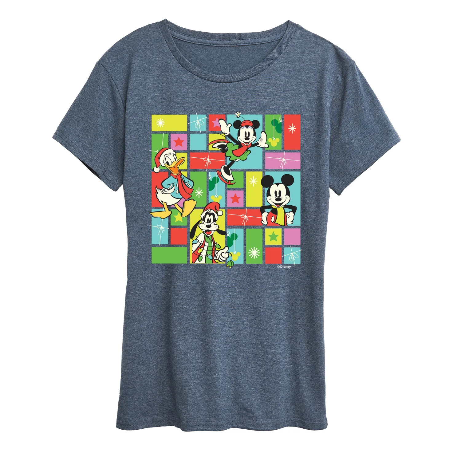 Disney - Christmas Characters - Women's Short Sleeve Graphic T-Shirt - Image 3