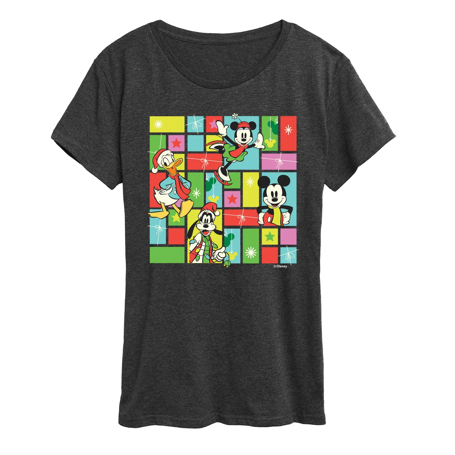 Disney - Christmas Characters - Women's Short Sleeve Graphic T-Shirt - Image 4