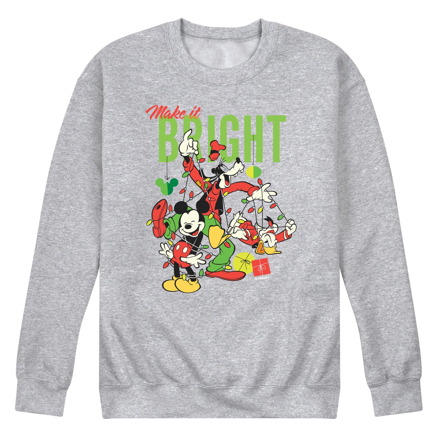 Disney - Make It Bright - Men's Crew Fleece Sweatshirt Sweatshirt