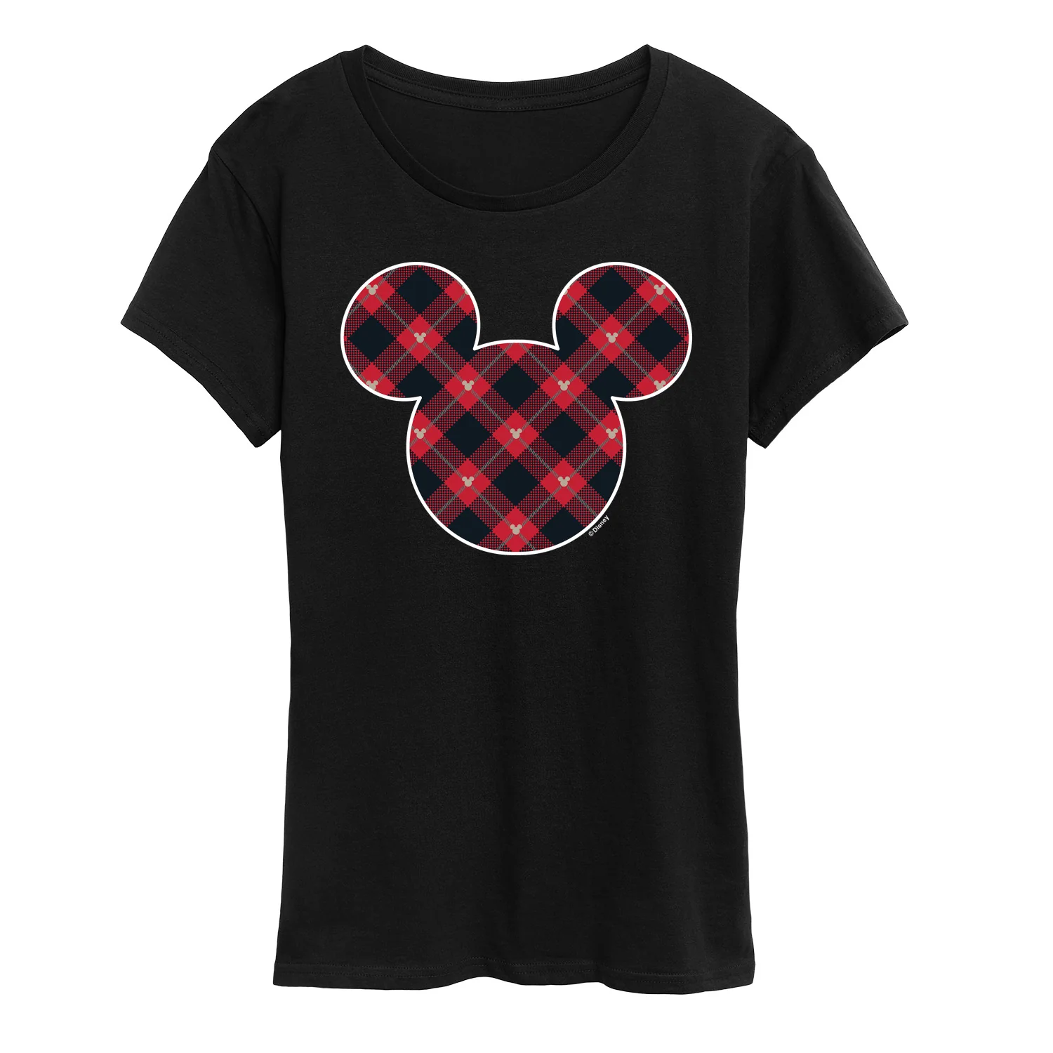 Disney - Argyle Mickey - Women's Short Sleeve Graphic T-Shirt - Image 2