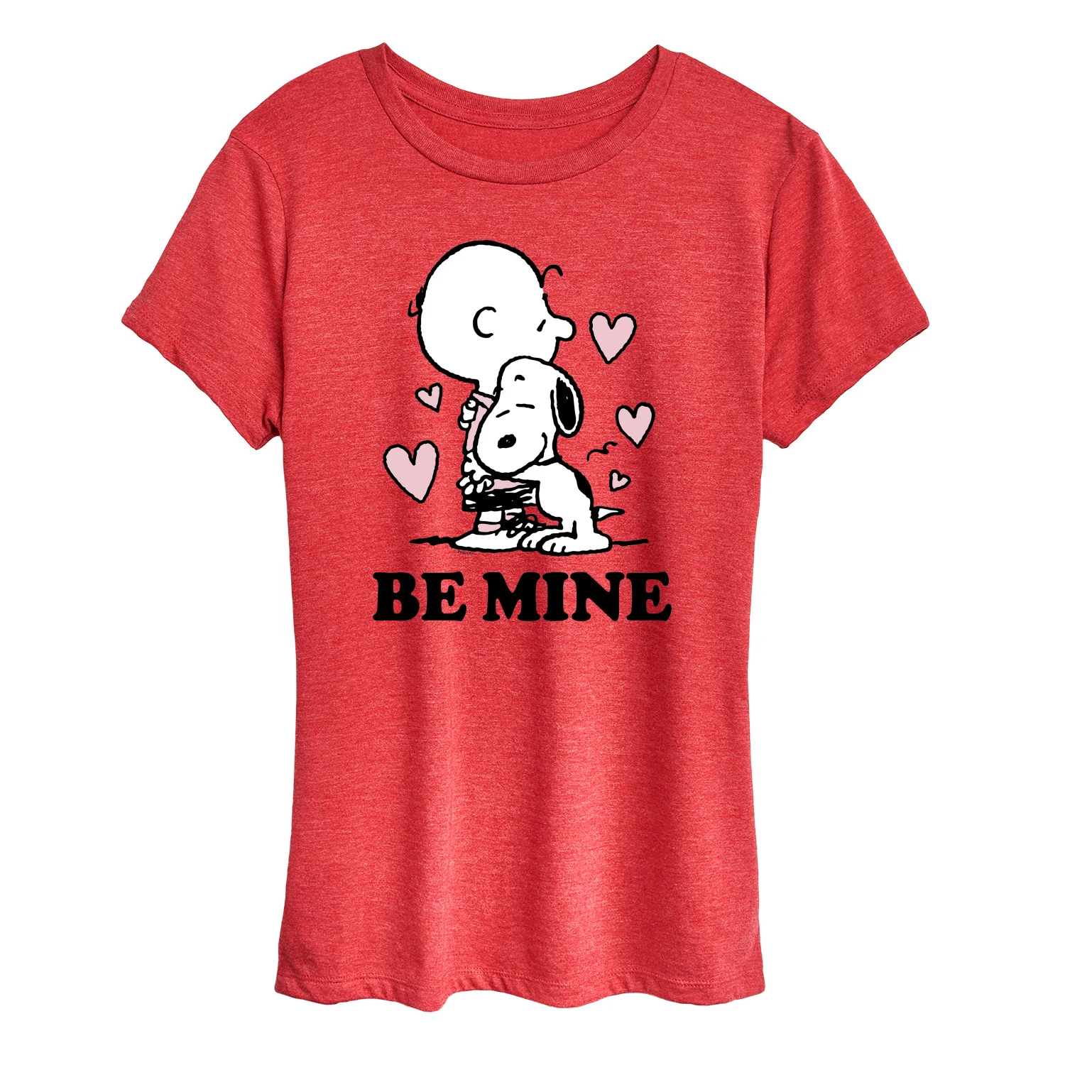 Peanuts - Be Mine - Women's Short Sleeve Graphic T-Shirt - Image 3
