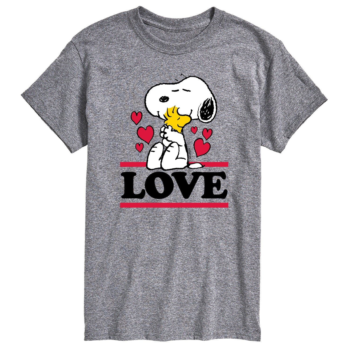 Peanuts - Love Snoopy Woodstock - Men's Short Sleeve Graphic T-Shirt - Image 2