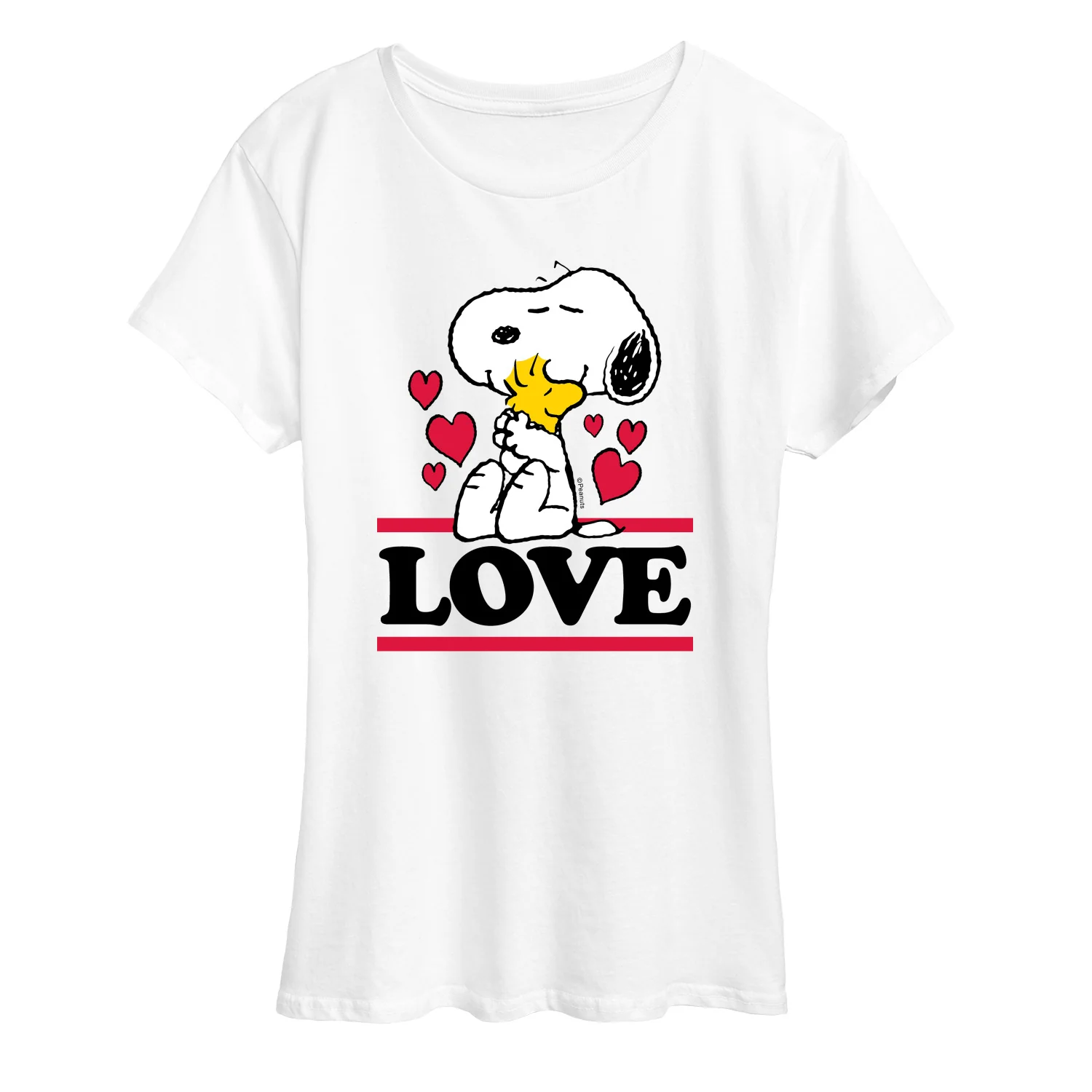 Peanuts - Love Snoopy Woodstock - Women's Short Sleeve Graphic T-Shirt