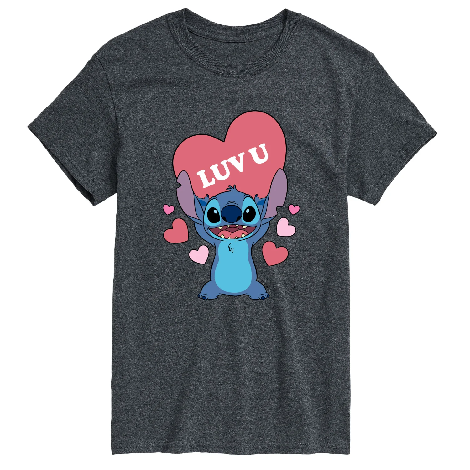 Lilo & Stitch - Luv U - Men's Short Sleeve Graphic T-Shirt - Image 5