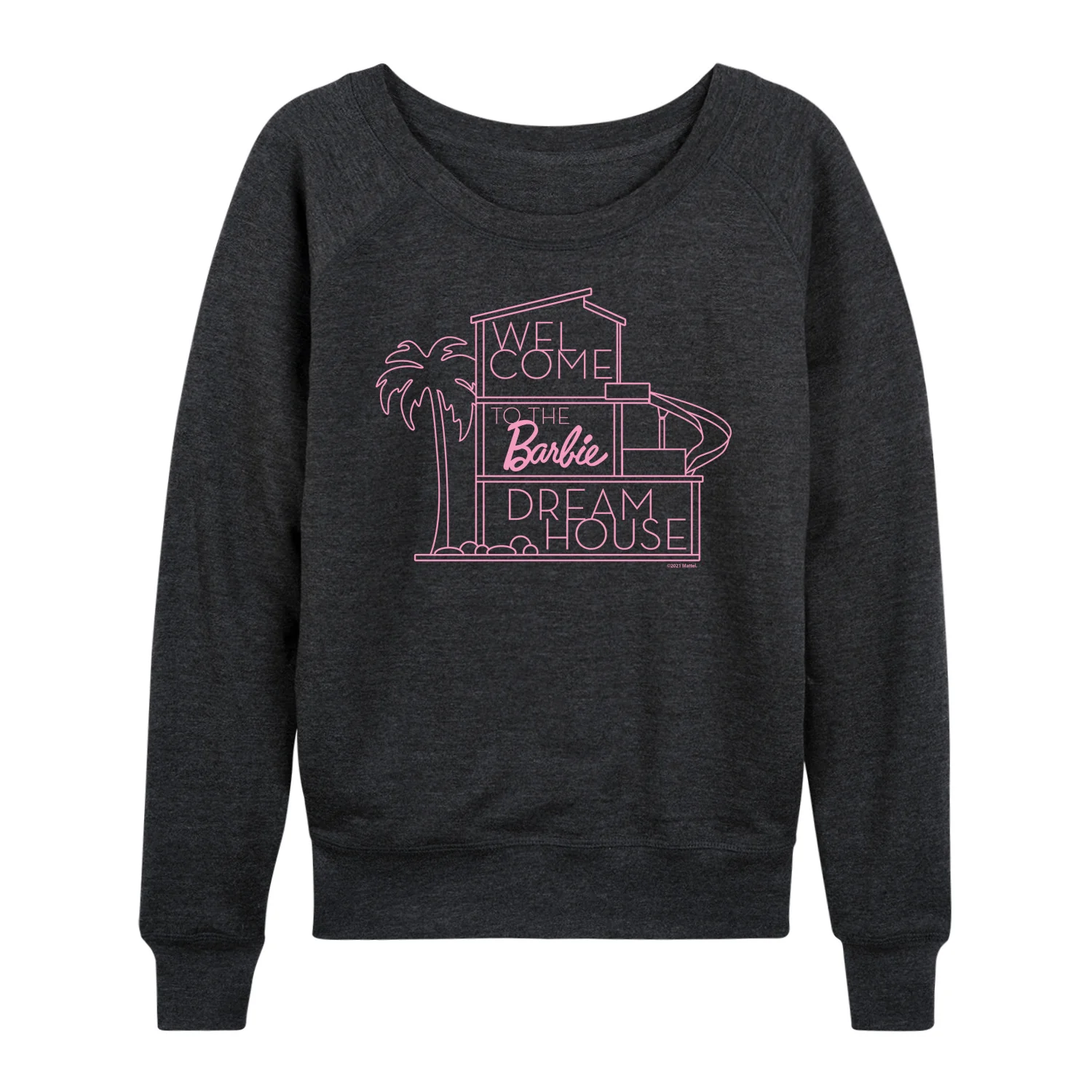 Barbie - Welcome to the Barbie Dream House - Women's Lightweight French Terry Long Sleeve Shirt - Image 2
