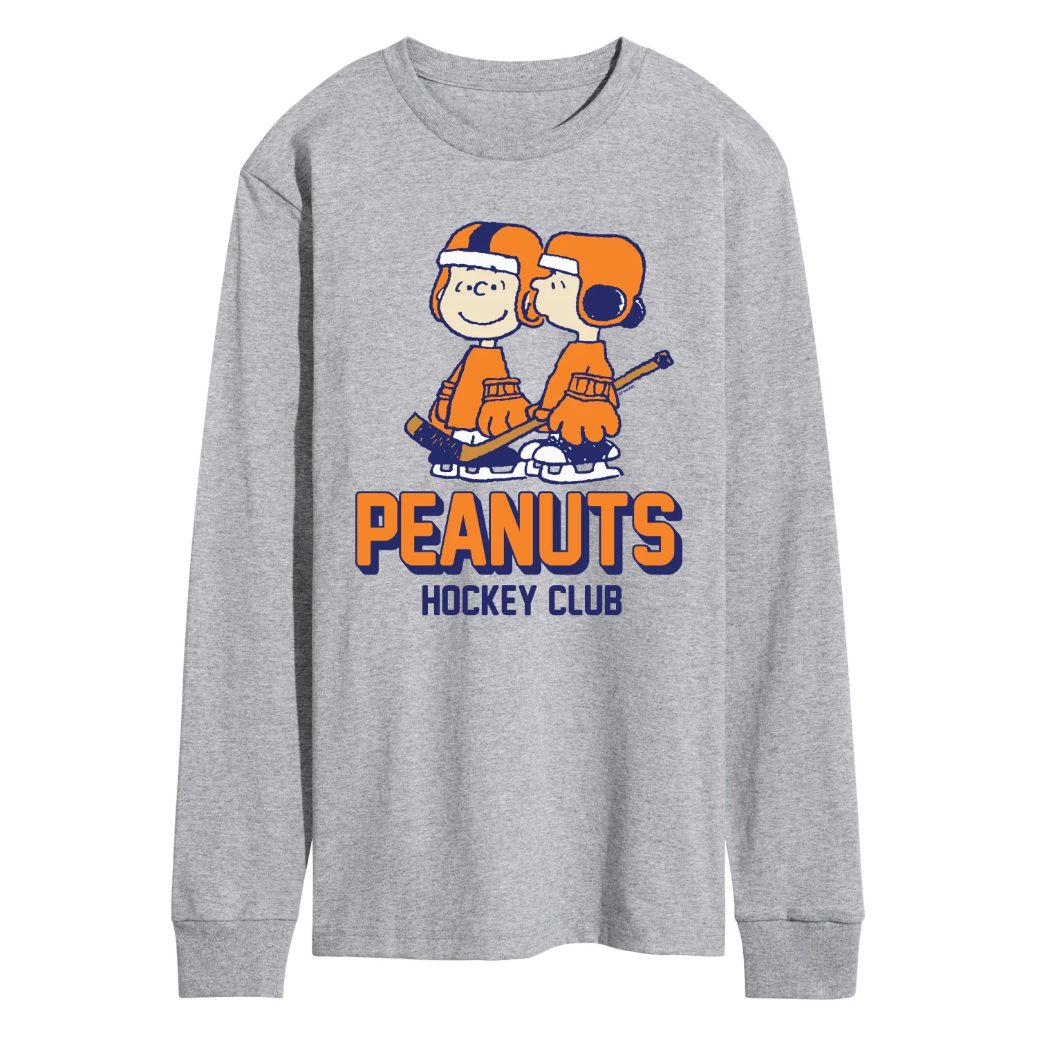Peanuts - Hockey Club - Men's Long Sleeve Graphic T-Shirt