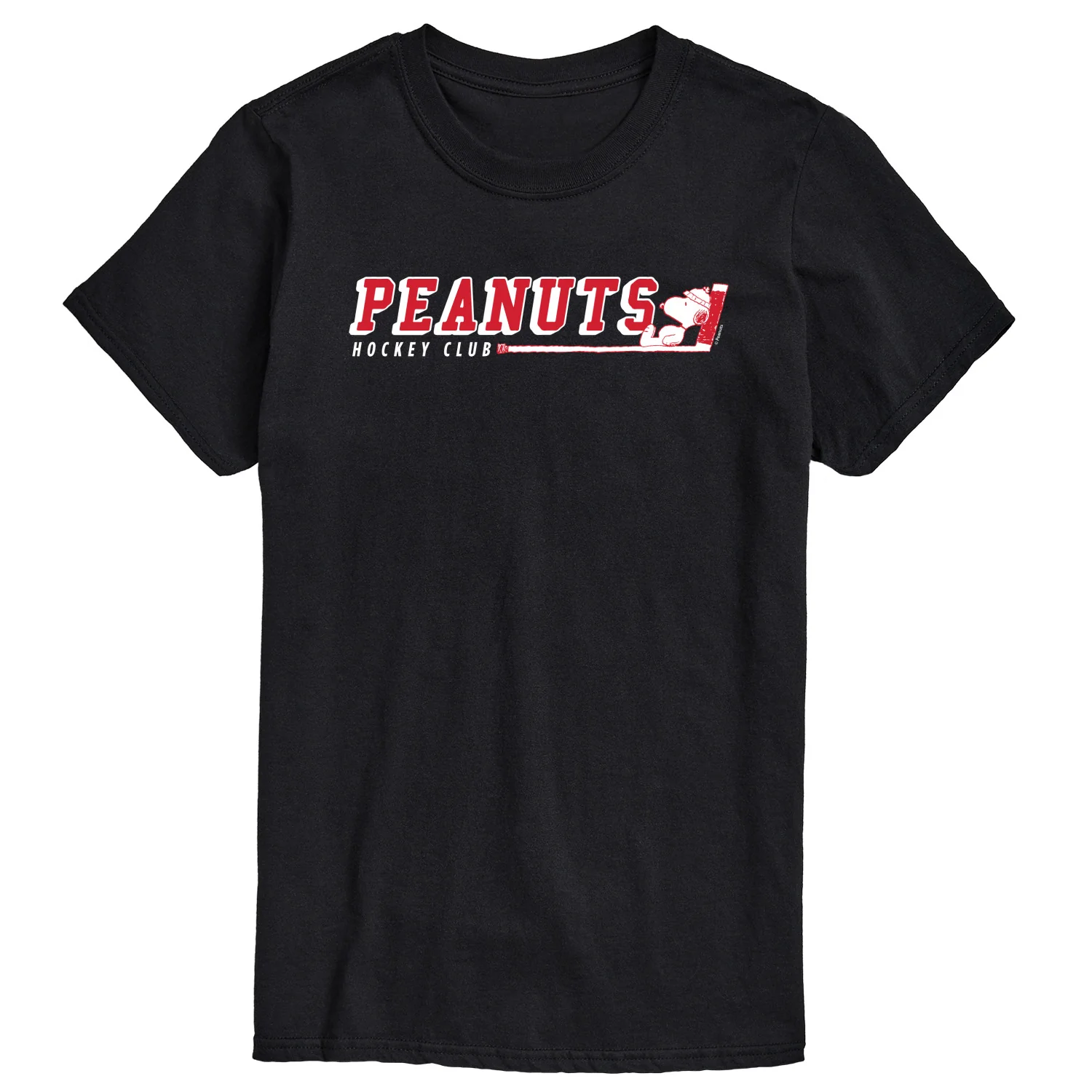 Peanuts - Hockey Club Snoopy - Men's Short Sleeve Graphic T-Shirt - Image 2