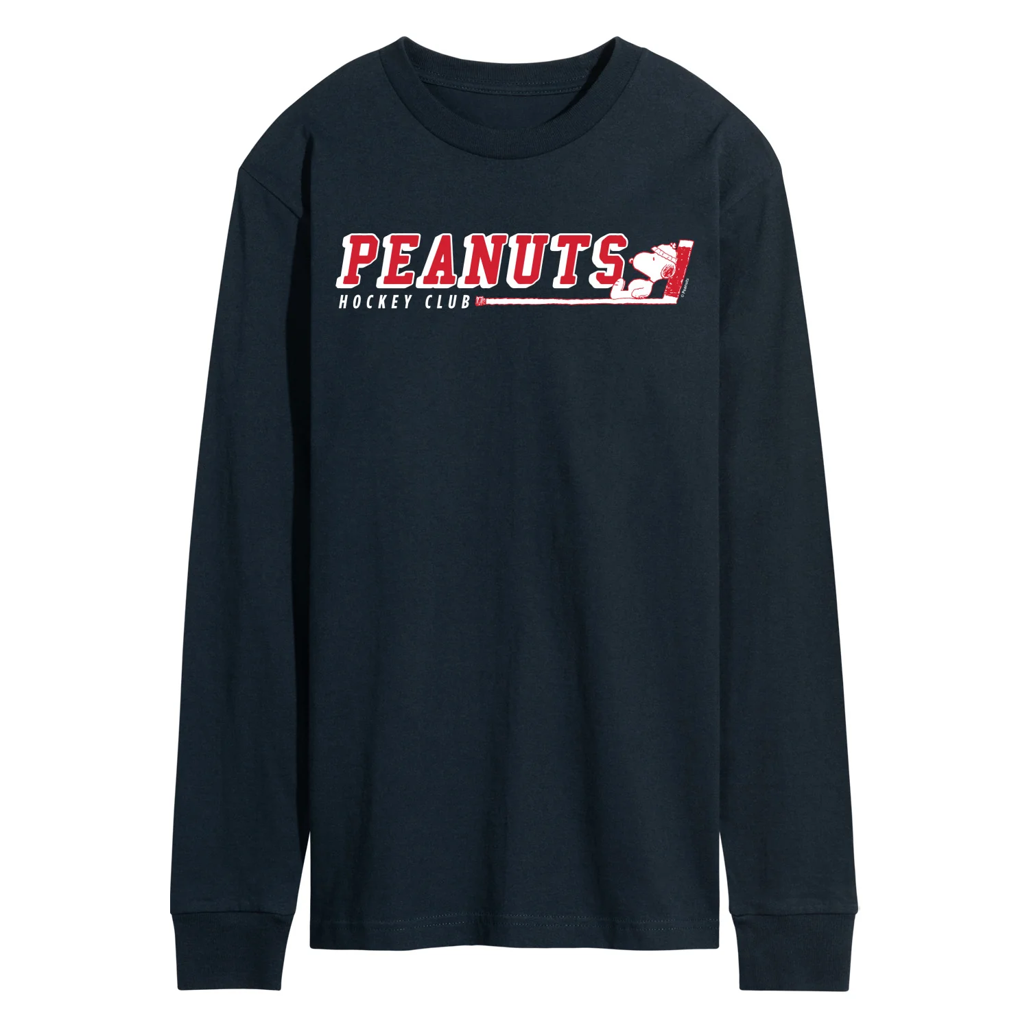 Peanuts - Hockey Club Snoopy - Men's Long Sleeve Graphic T-Shirt