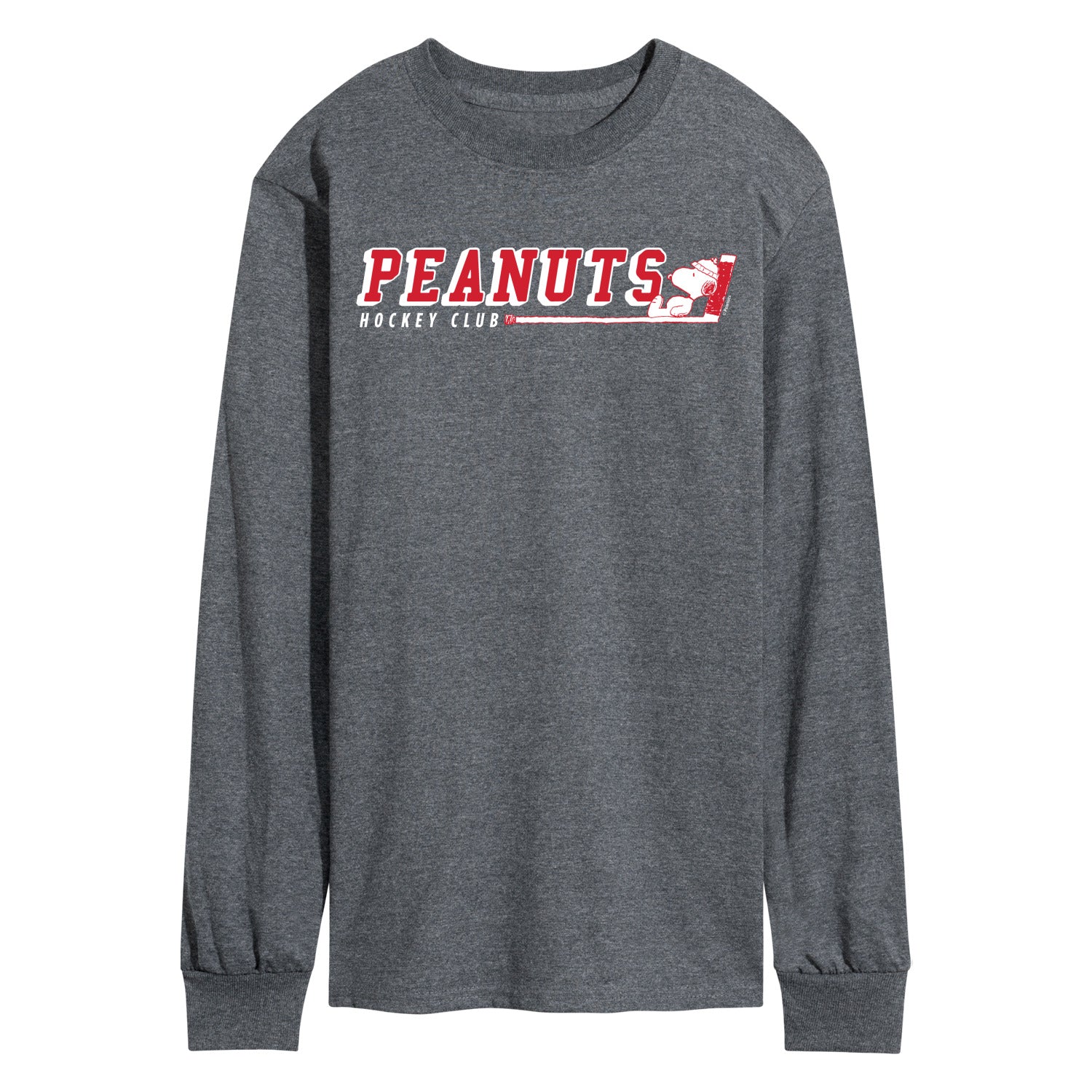 Peanuts - Hockey Club Snoopy - Men's Long Sleeve Graphic T-Shirt - Image 3