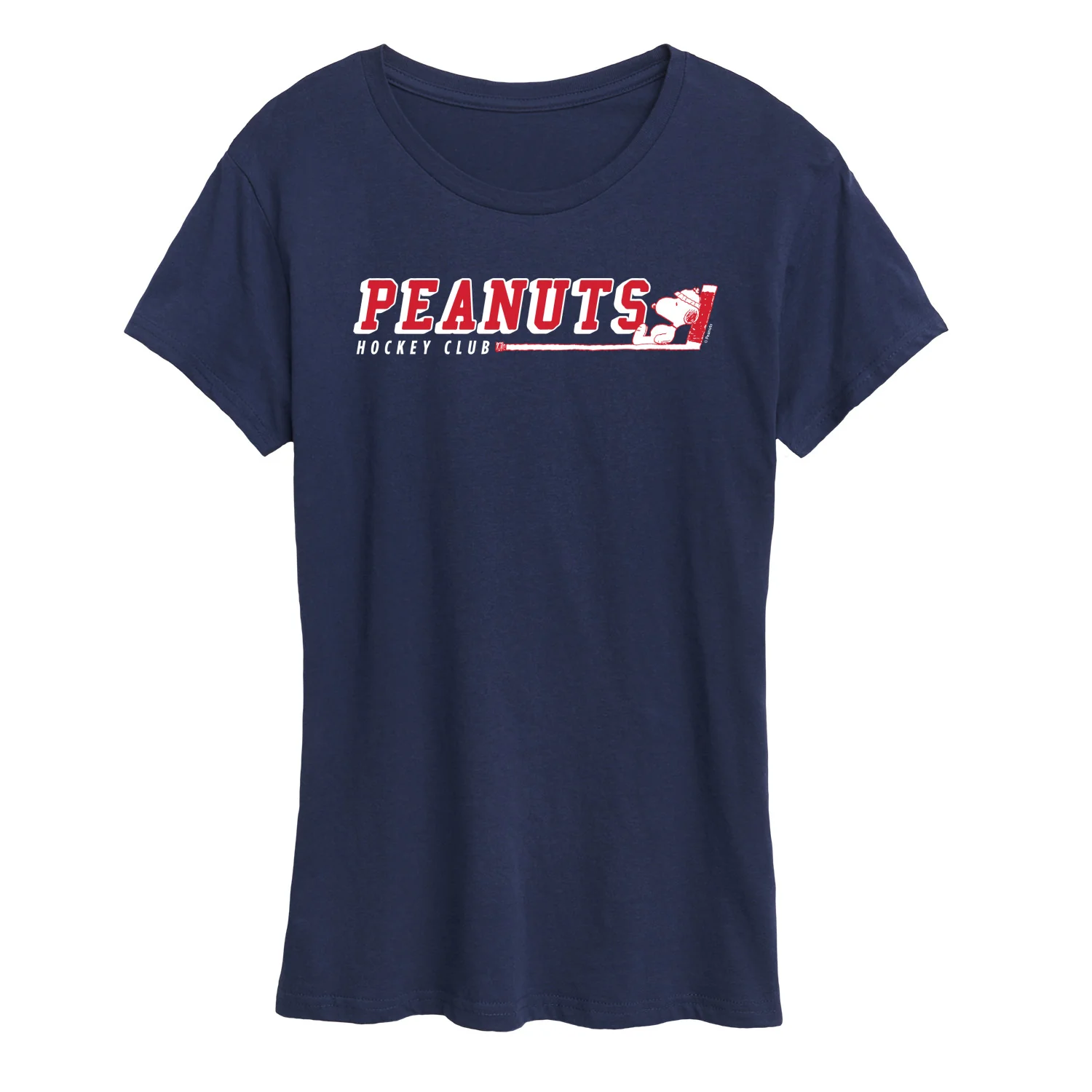 Peanuts - Hockey Club Snoopy - Women's Short Sleeve Graphic T-Shirt