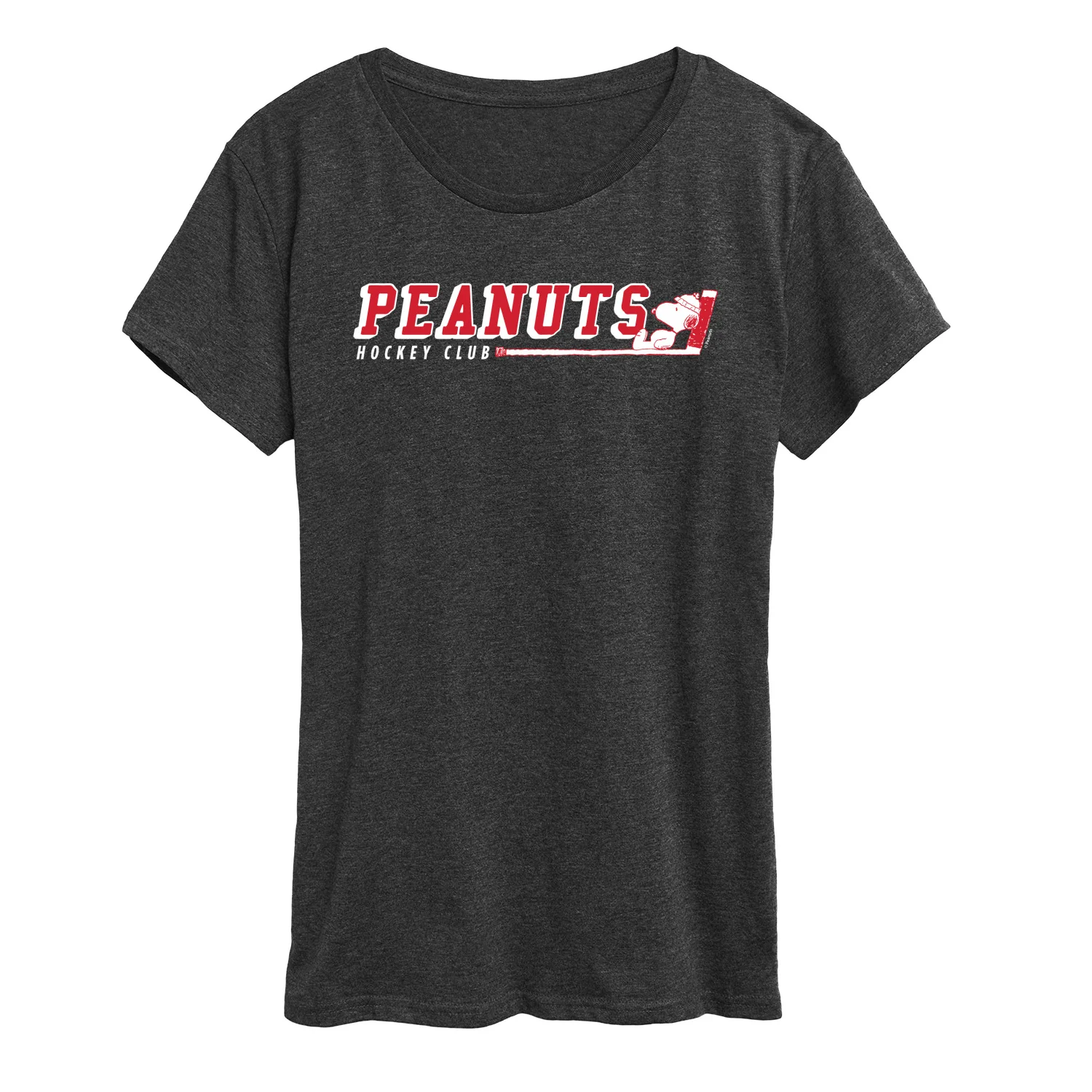 Peanuts - Hockey Club Snoopy - Women's Short Sleeve Graphic T-Shirt - Image 3