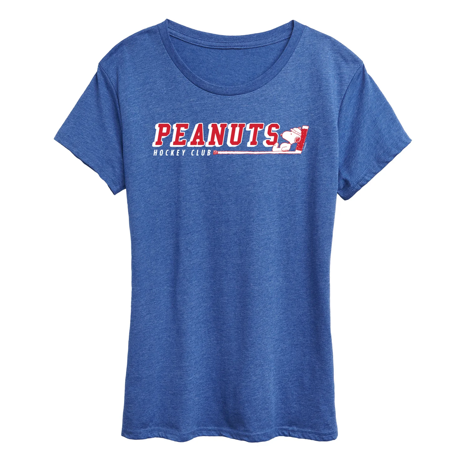 Peanuts - Hockey Club Snoopy - Women's Short Sleeve Graphic T-Shirt - Image 4