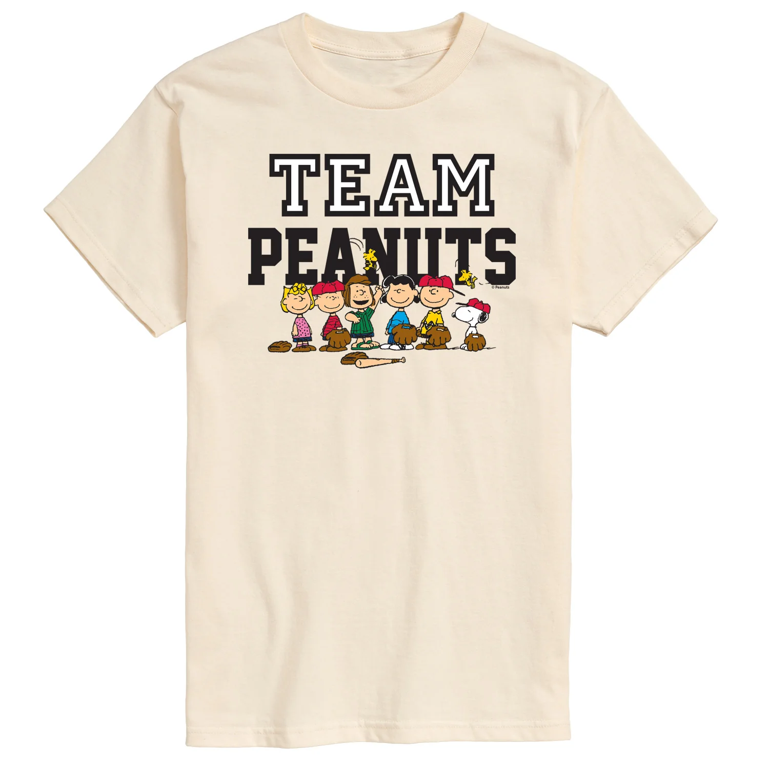 Peanuts - Baseball Team - Men's Short Sleeve Graphic T-Shirt - Image 2