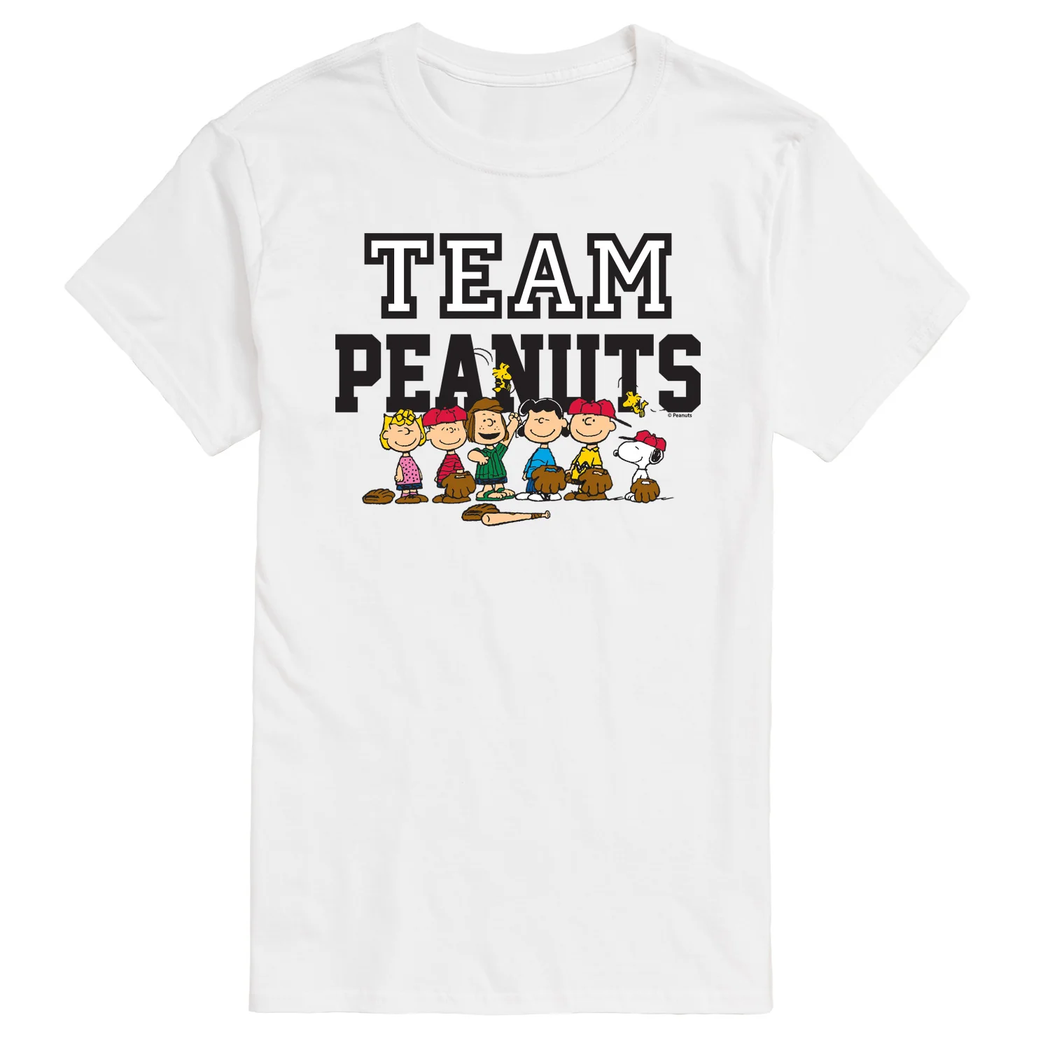 Peanuts - Baseball Team - Men's Short Sleeve Graphic T-Shirt - Image 3