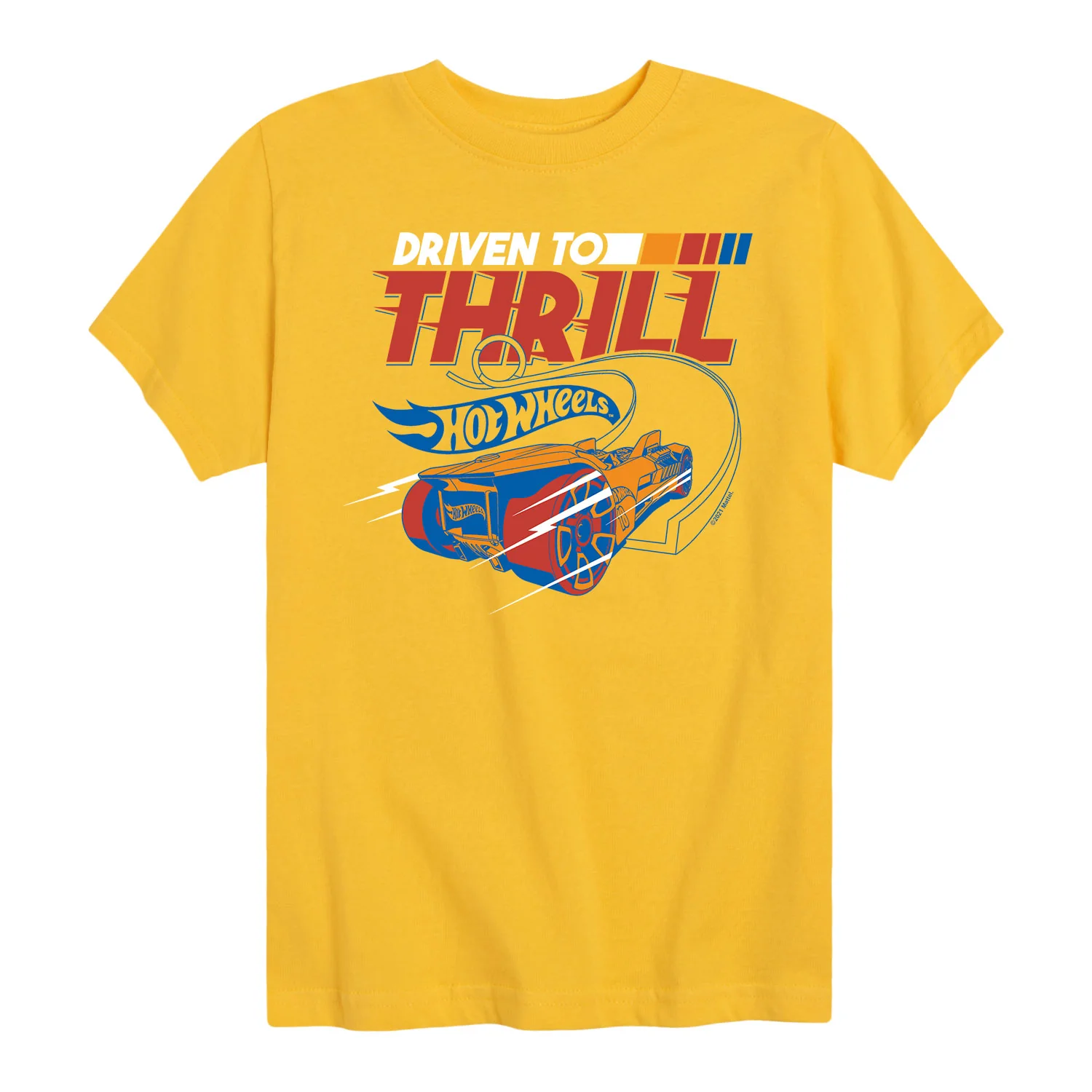 Hot Wheels - Driven To Thrill - Toddler And Youth Short Sleeve Graphic T-Shirt