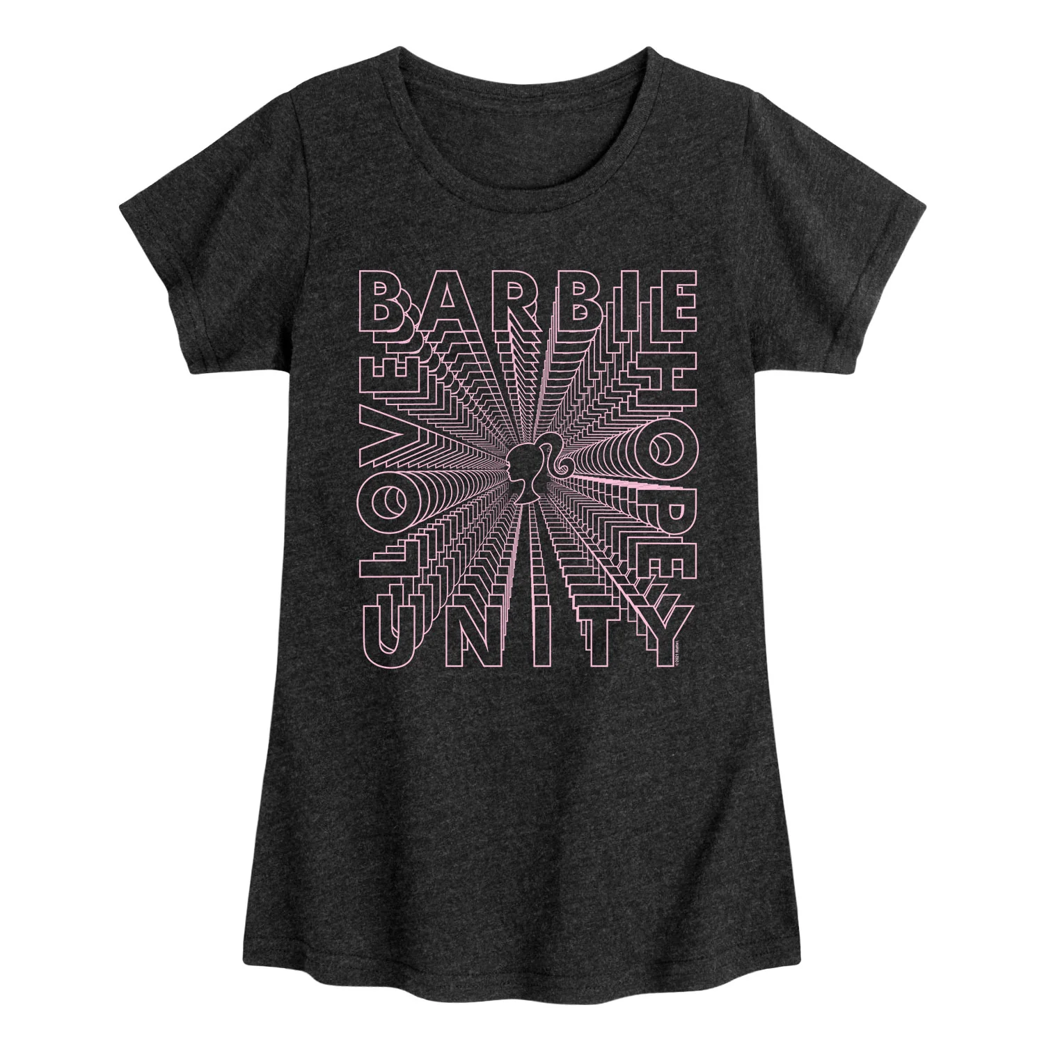 Barbie - Barbie Hope Unity Love - Toddler And Youth Girls Short Sleeve Graphic T-Shirt