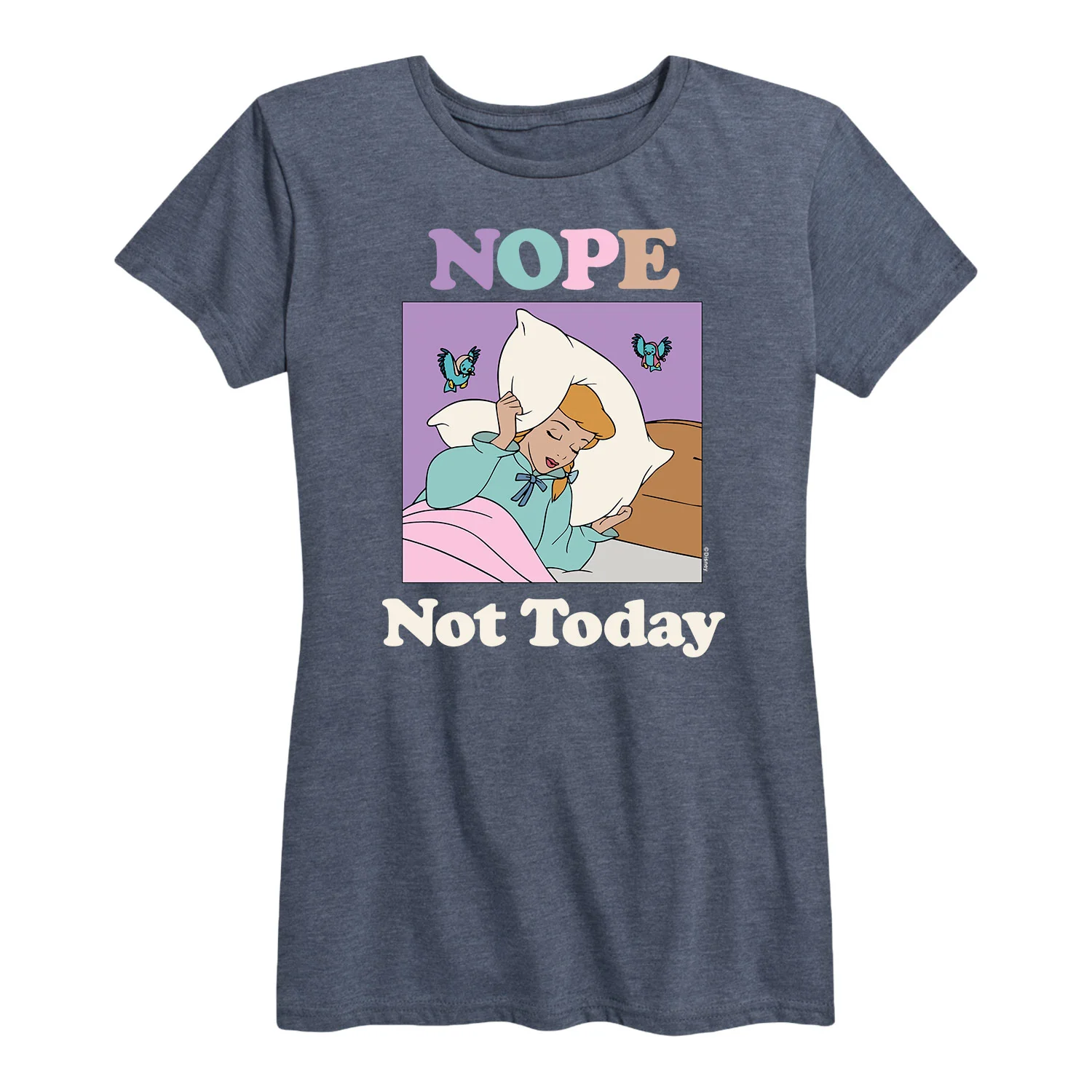 Disney Princess - Nope Not Today - Women's Short Sleeve Graphic T-Shirt - Image 2