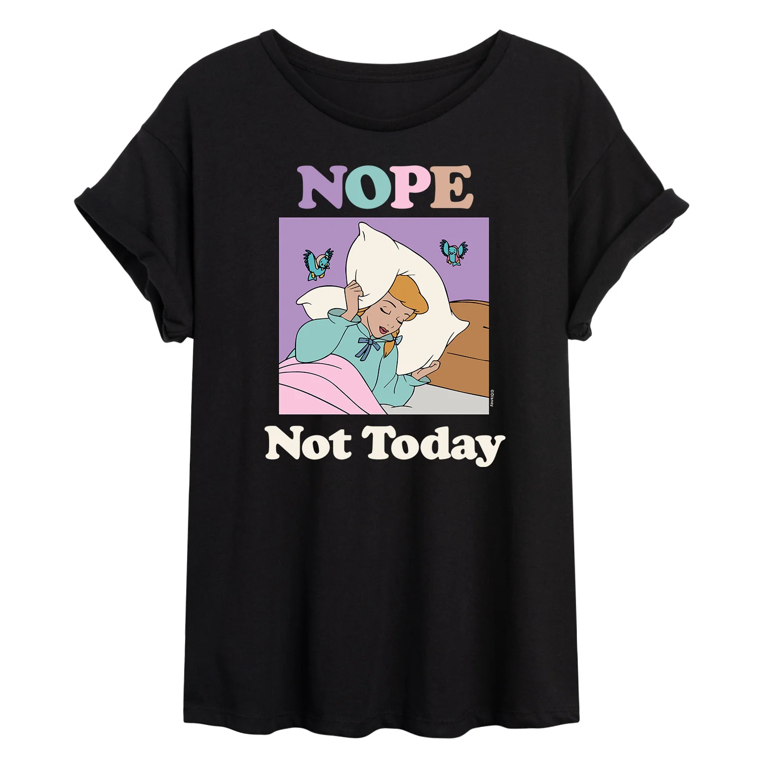 Disney Princess - Nope Not Today - Women's Oversized T-Shirt - Image 2