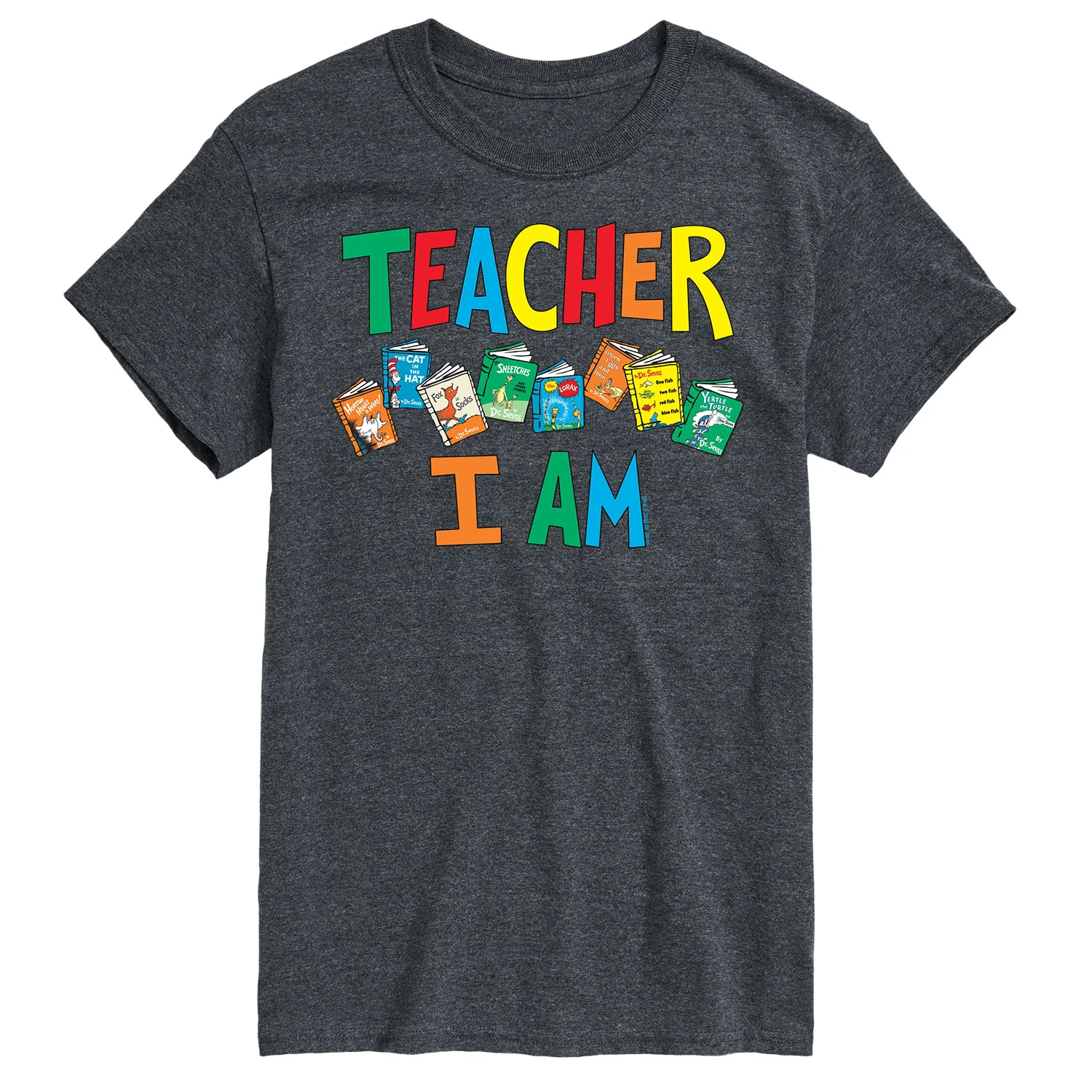 Dr. Seuss - Teacher I Am - Men's Short Sleeve Graphic T-Shirt - Image 4
