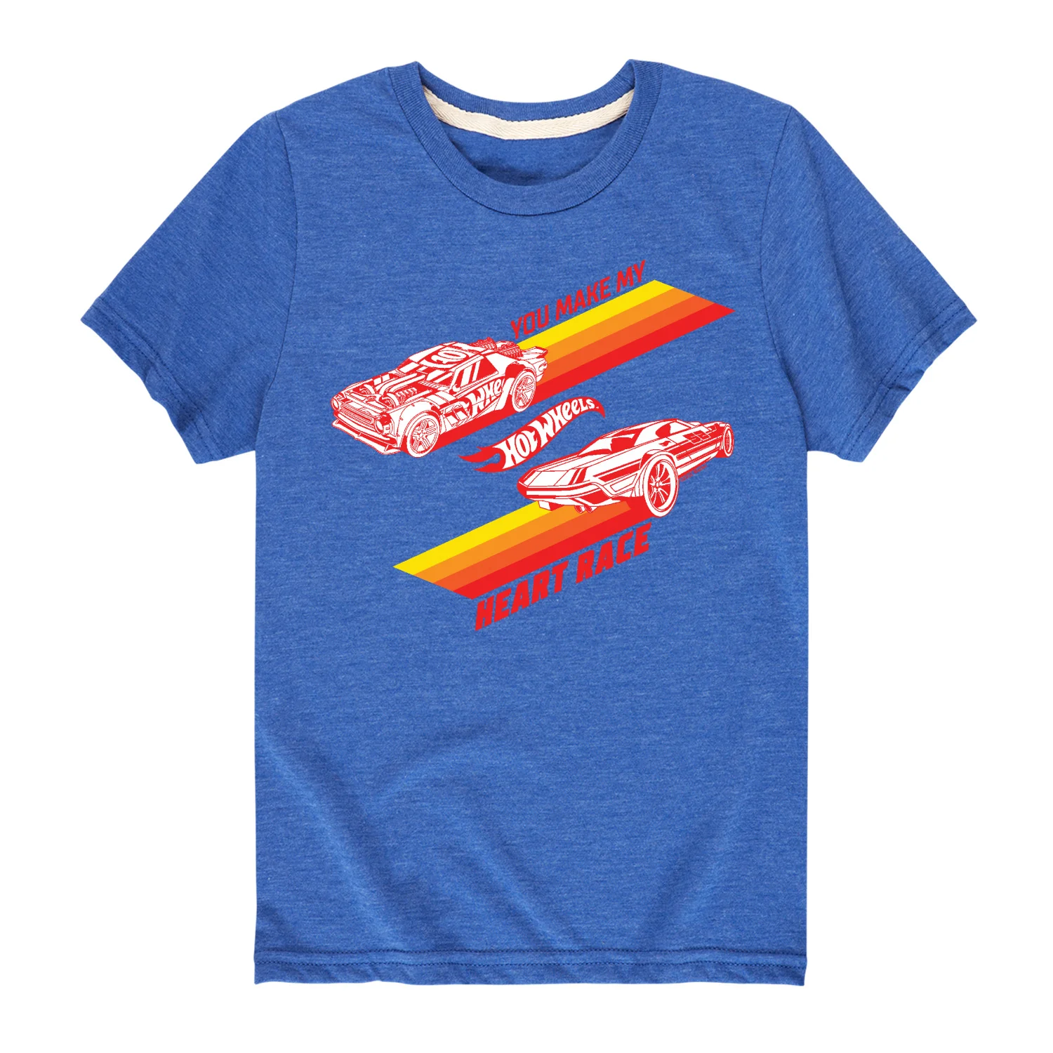 Hot Wheels - Valentine's You Make My Heart Race - Toddler And Youth Short Sleeve Graphic T-Shirt - Image 8