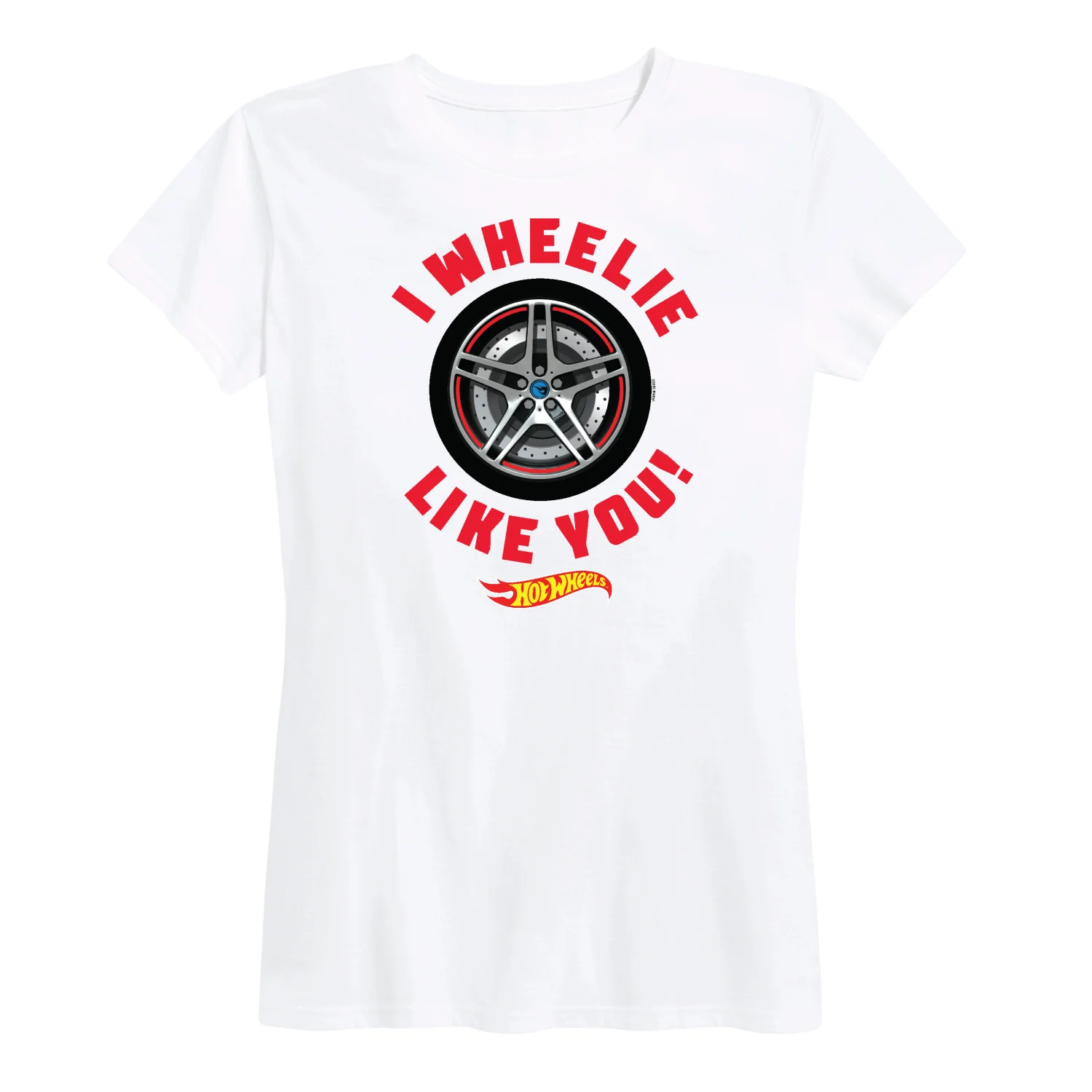 Hot Wheels - Valentine's I Wheelie Like You - Women's Short Sleeve Graphic T-Shirt