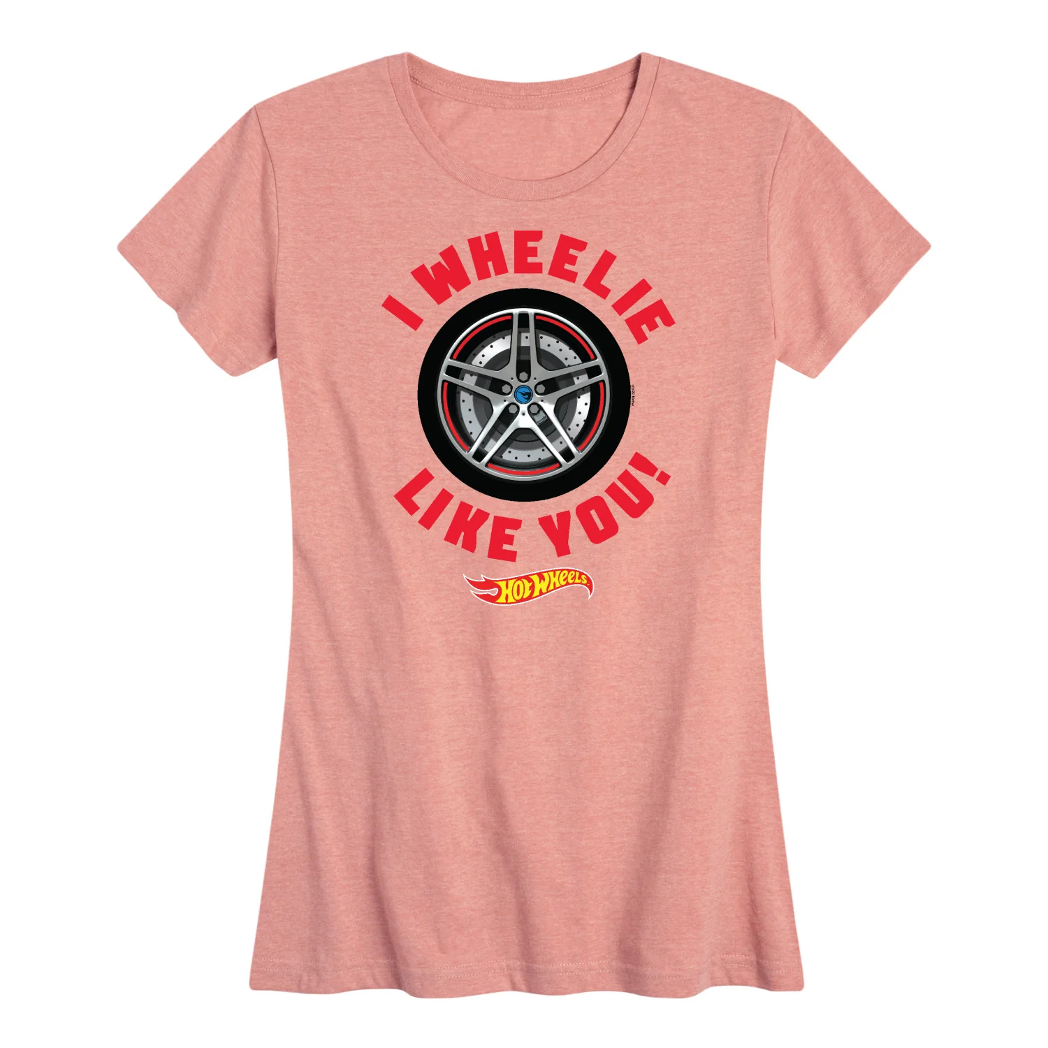 Hot Wheels - Valentine's I Wheelie Like You - Women's Short Sleeve Graphic T-Shirt - Image 2