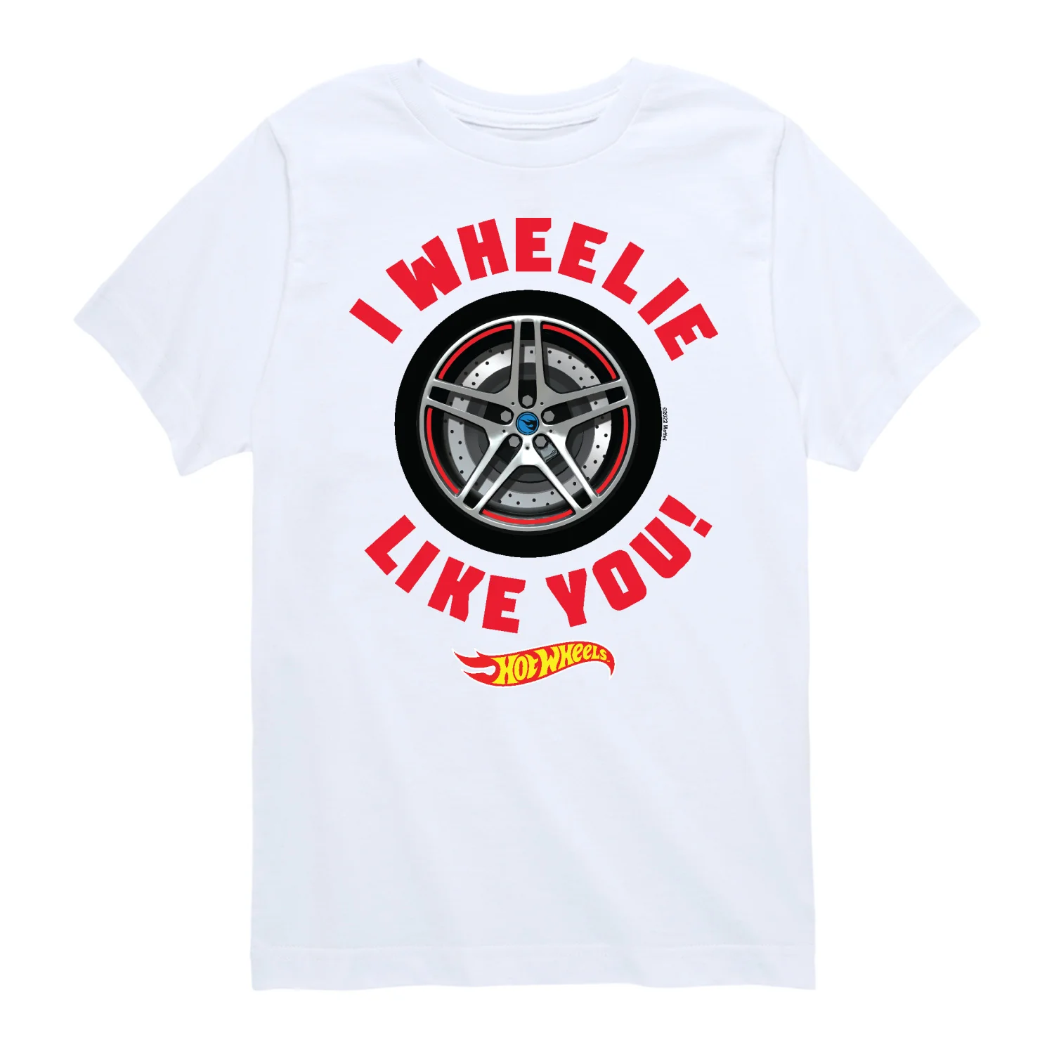 Hot Wheels - Valentine's I Wheelie Like You - Toddler And Youth Short Sleeve Graphic T-Shirt