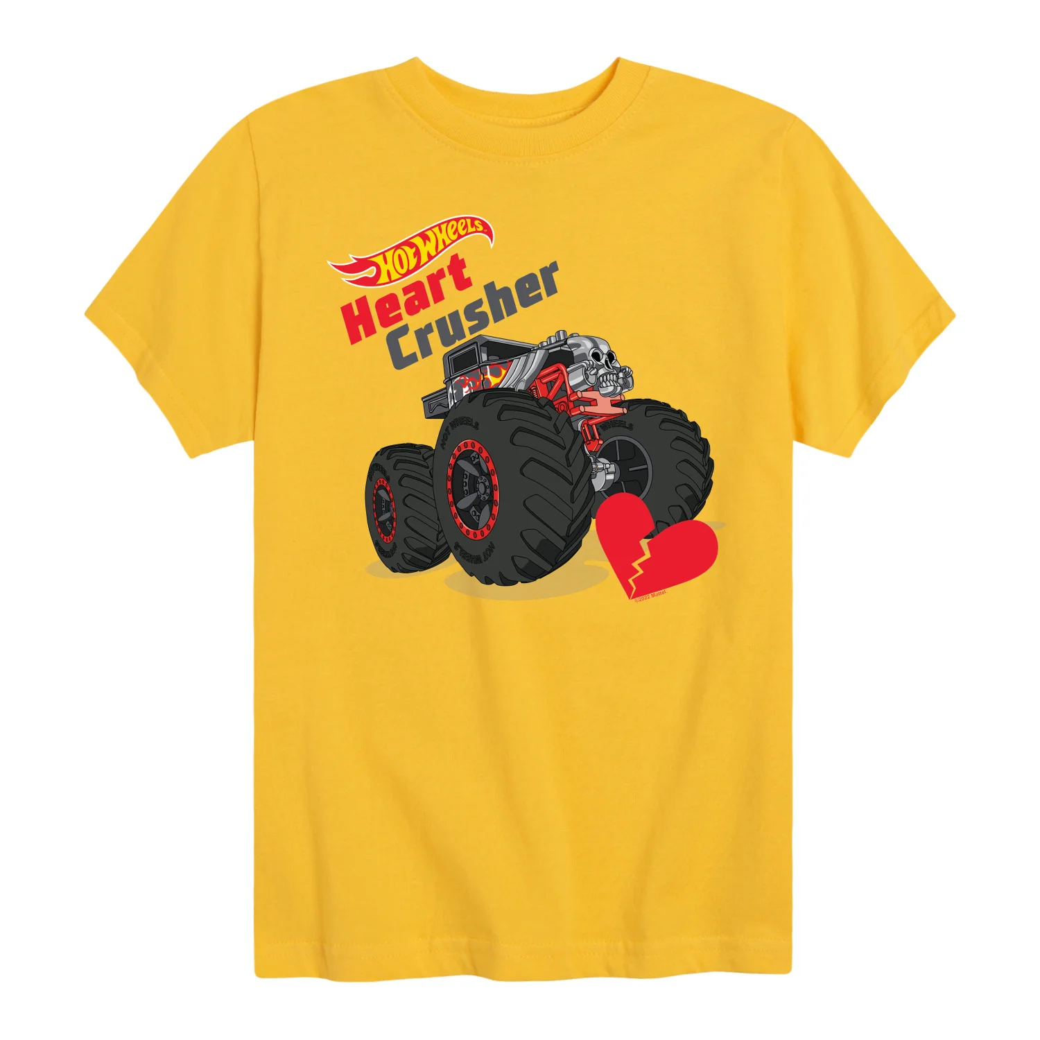 Hot Wheels - Valentine's Heart Crusher - Toddler And Youth Short Sleeve Graphic T-Shirt - Image 3