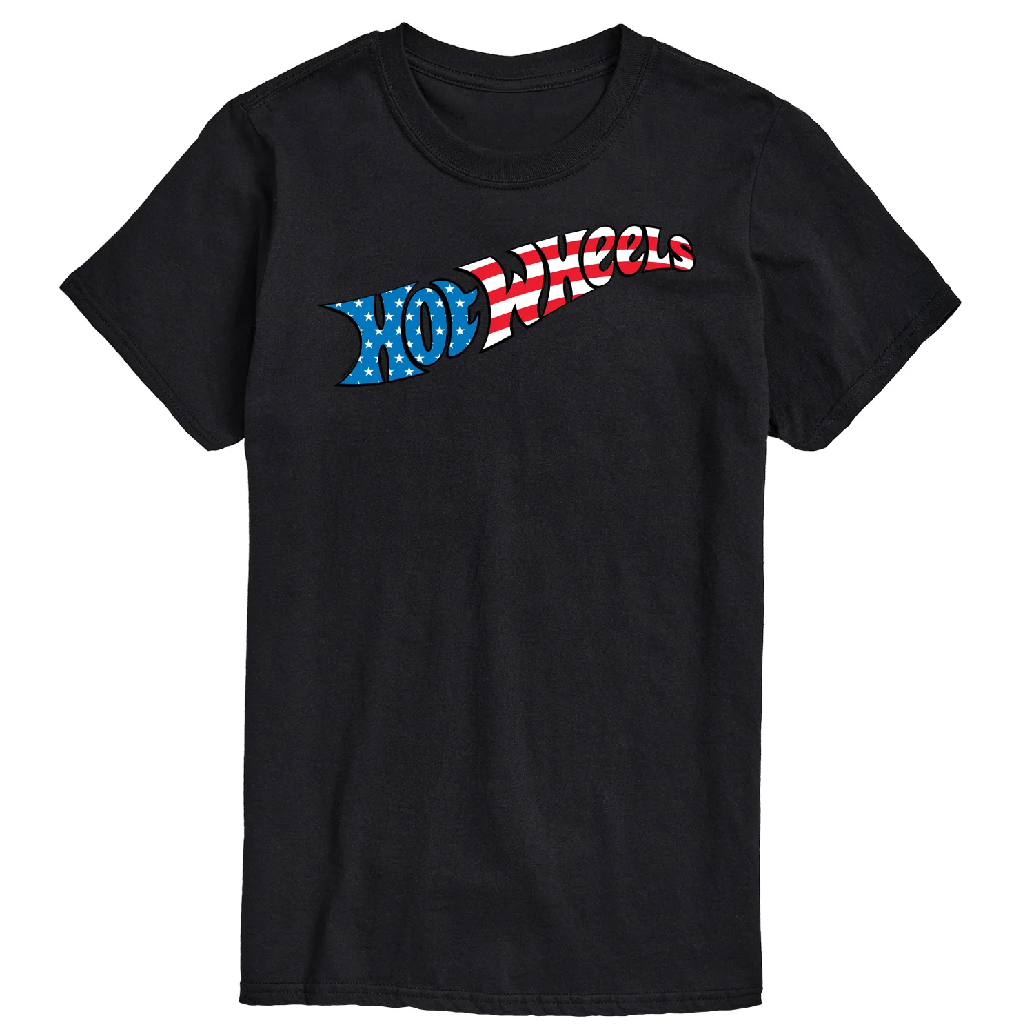 Hot Wheels - Flag Logo - Usa - Men's Short Sleeve T-Shirt - Image 3